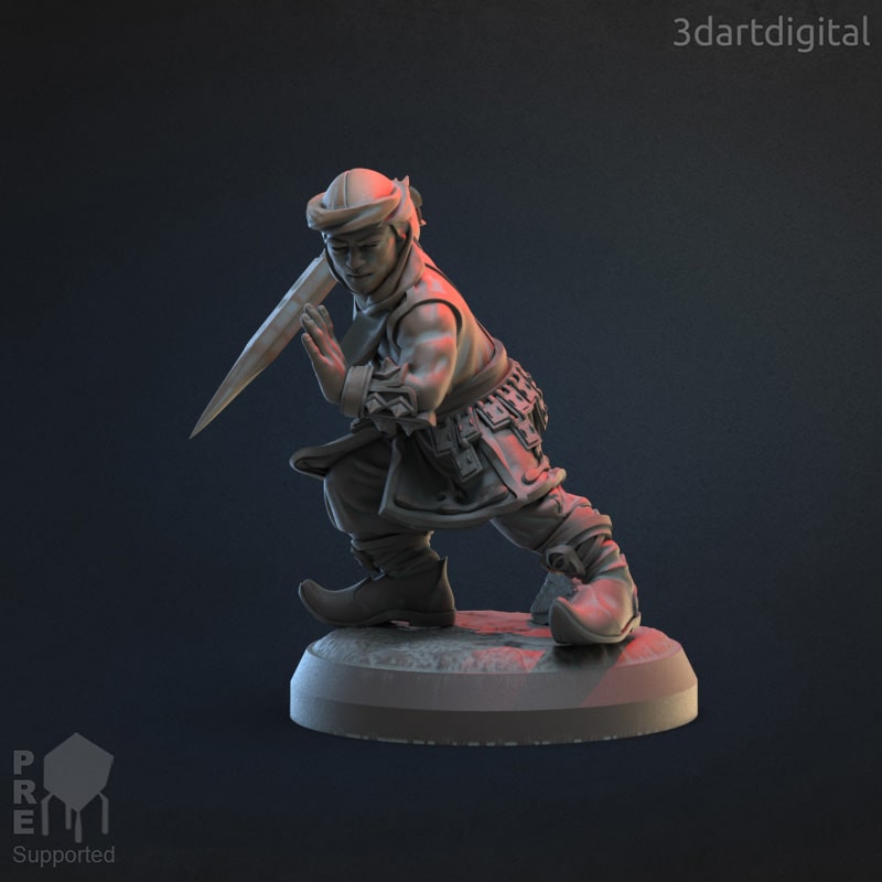 Pharsan Cultist Soldiers Male x4 by LegendLoom-3dartdigital - Image 4