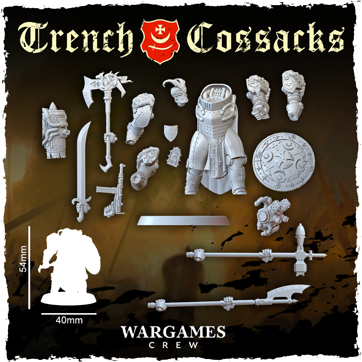 SOTNYK IN MECHANICAL PANTSYR #4 by WargamesCrew, is a proxy for Lieutenant, in The Principality of New Antioch.