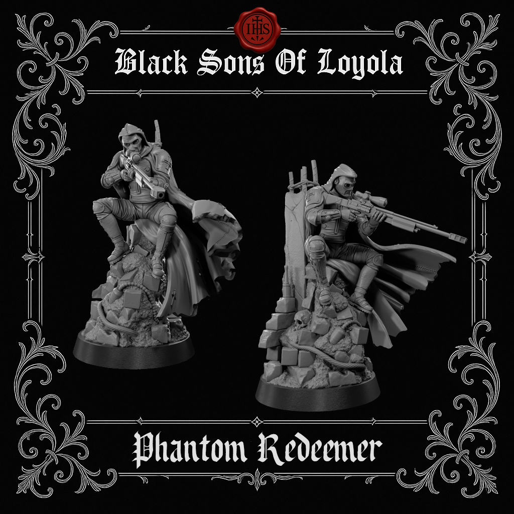 The Phantom Redeemer by Black Sons of Loyola, is a proxy for Sniper Priest, in The Principality of New Antioch.