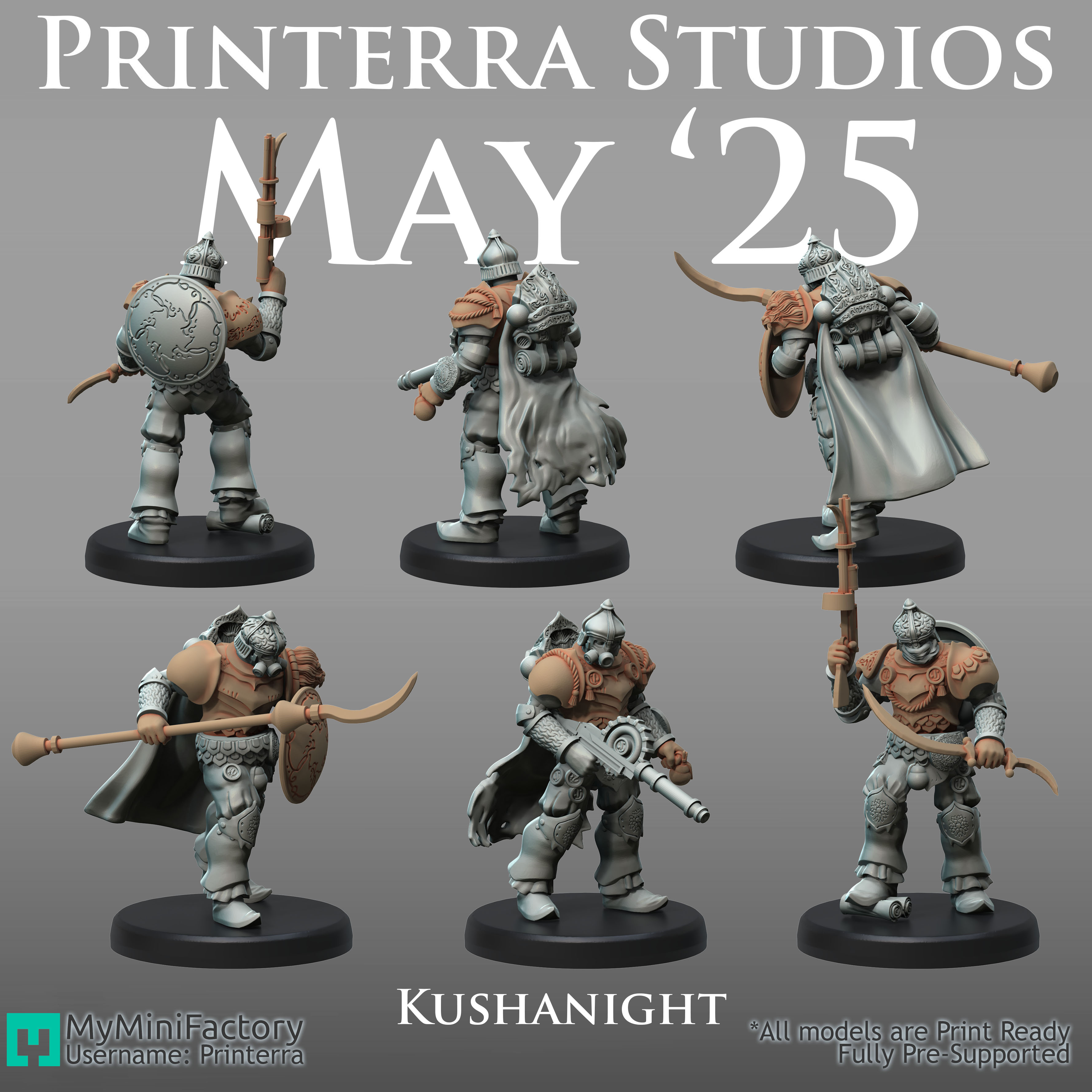 050 SAHRA Kushanight by Printerra Studios, is a proxy for Jannisary, Jannisary Officer, in Iron Sultanate.