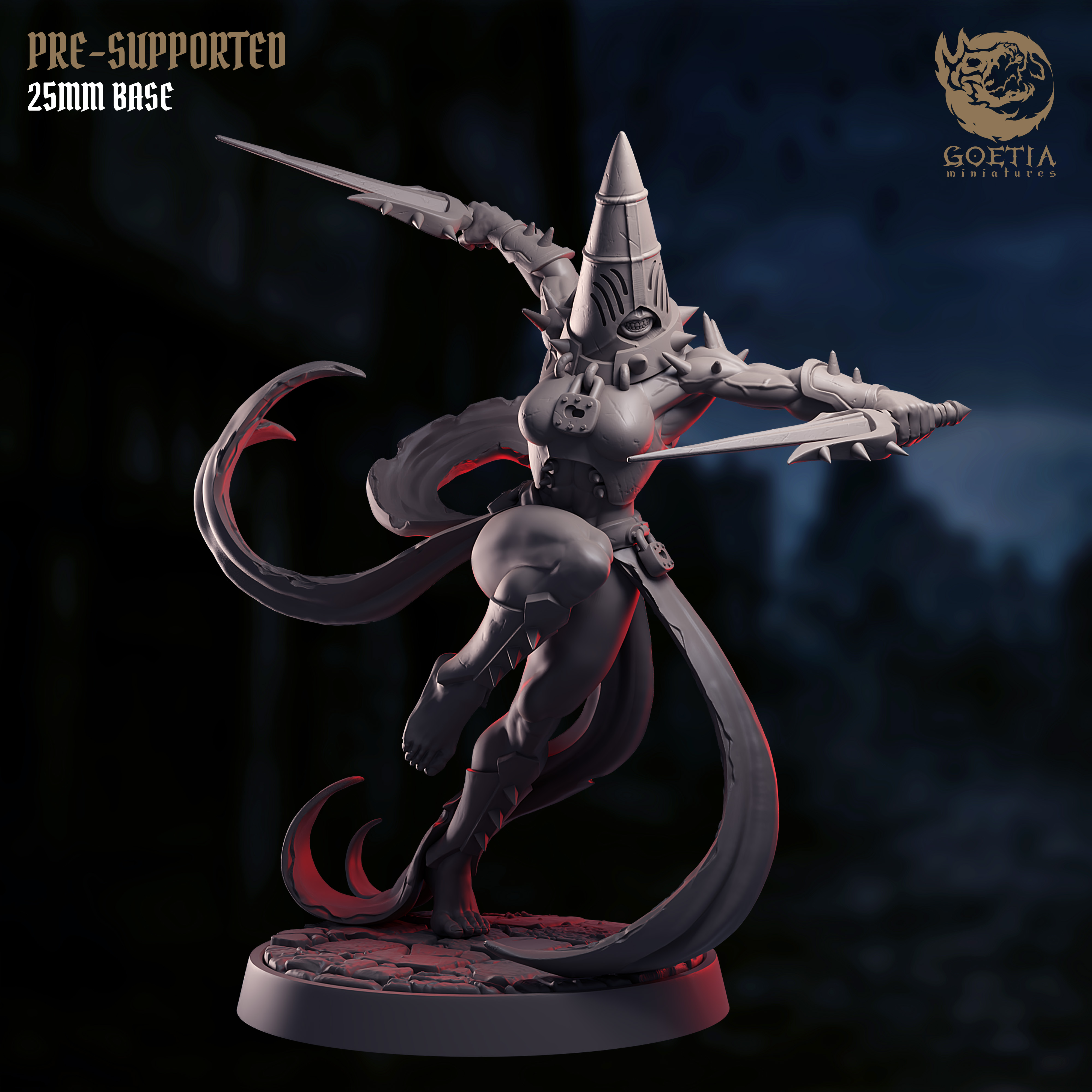 Repentant 2 | The Ivreanate by Goetia Miniatures, is a proxy for Stigmatic Nun, in Trench Pilgrims.