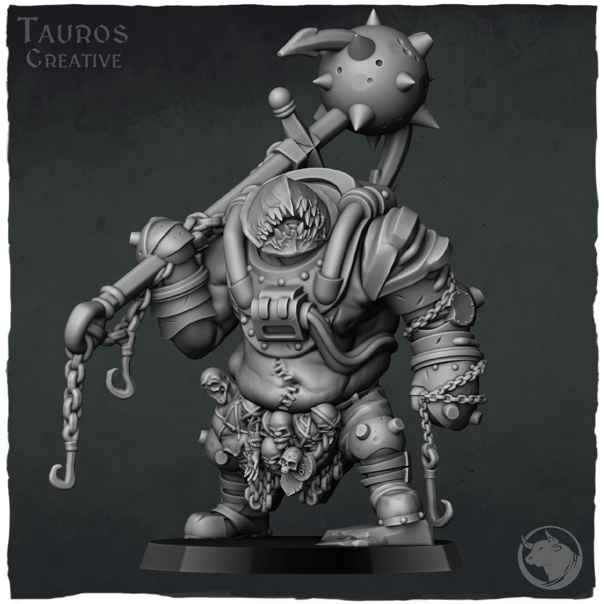 Devourer — Naval Elite by Tauros Creative, is a proxy for Sin Eater, in Court of the Seven Headed Serpent, Cult of the Black Grail, Heretic Legion.