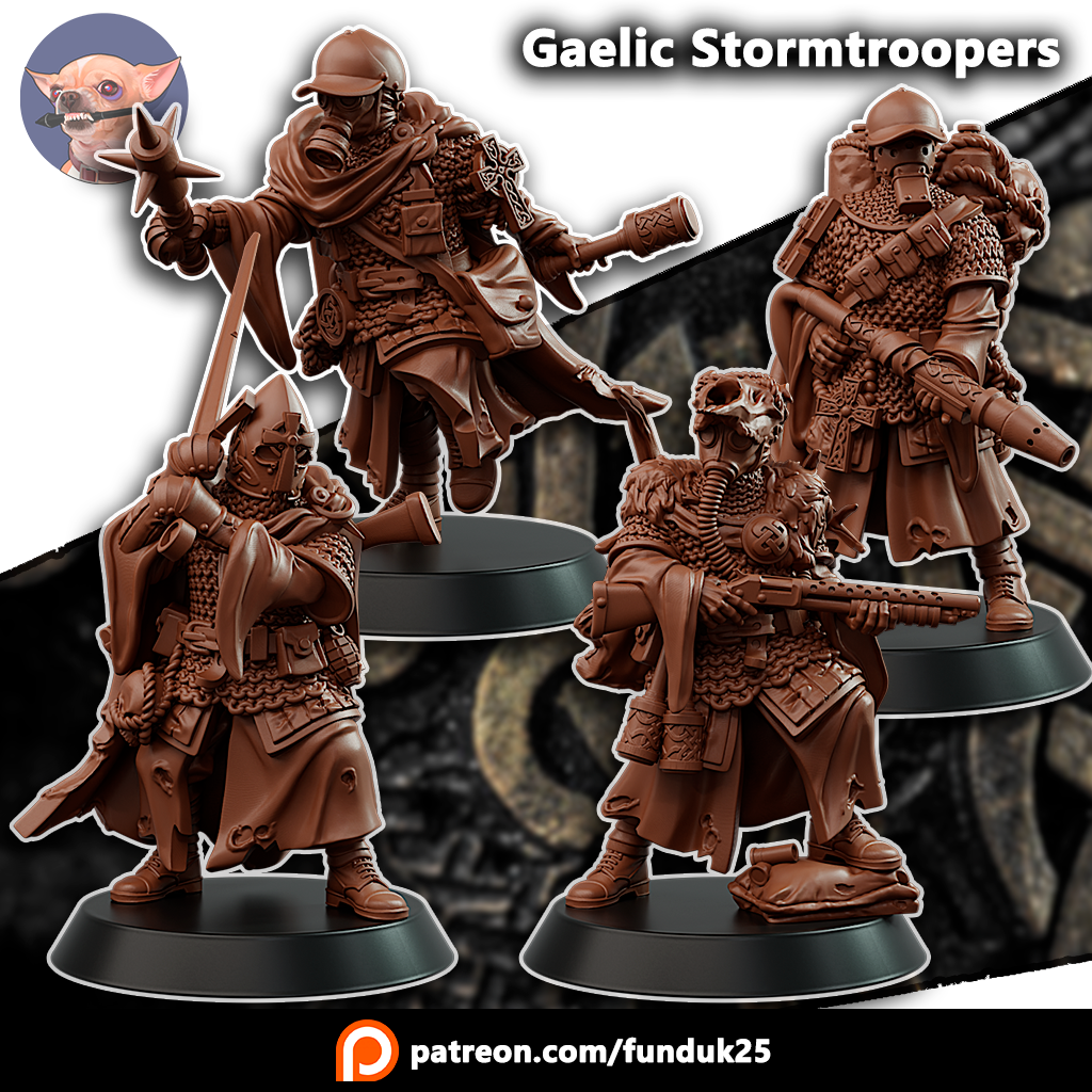 Gaelic Stormtroopers by Funduk25, is a proxy for Shocktrooper, in The Principality of New Antioch.