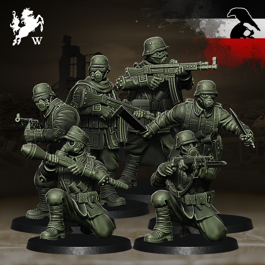 Germans - Infantry by Westfalia Miniatures, is a proxy for Yeoman, in The Principality of New Antioch.