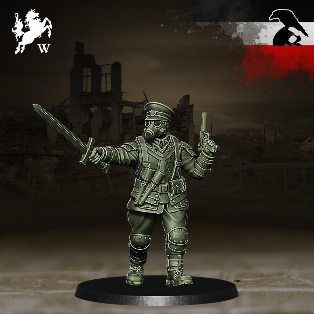 Germans - Lieutenant by Westfalia Miniatures, is a proxy for Lieutenant, in The Principality of New Antioch.