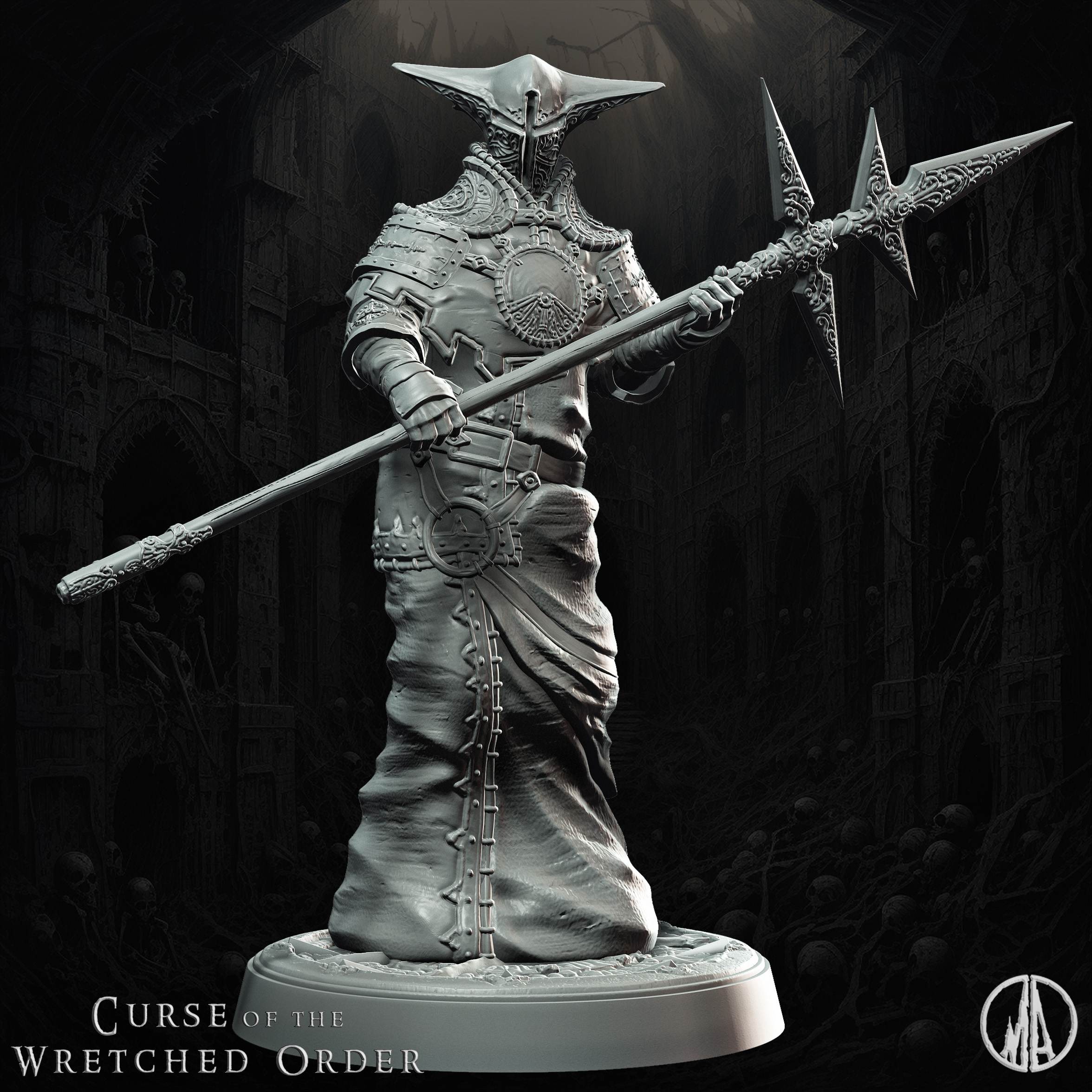 Fallen Crusader - 6 Poses - Curse of the Wretched Order by Monolith Arts - Image 3