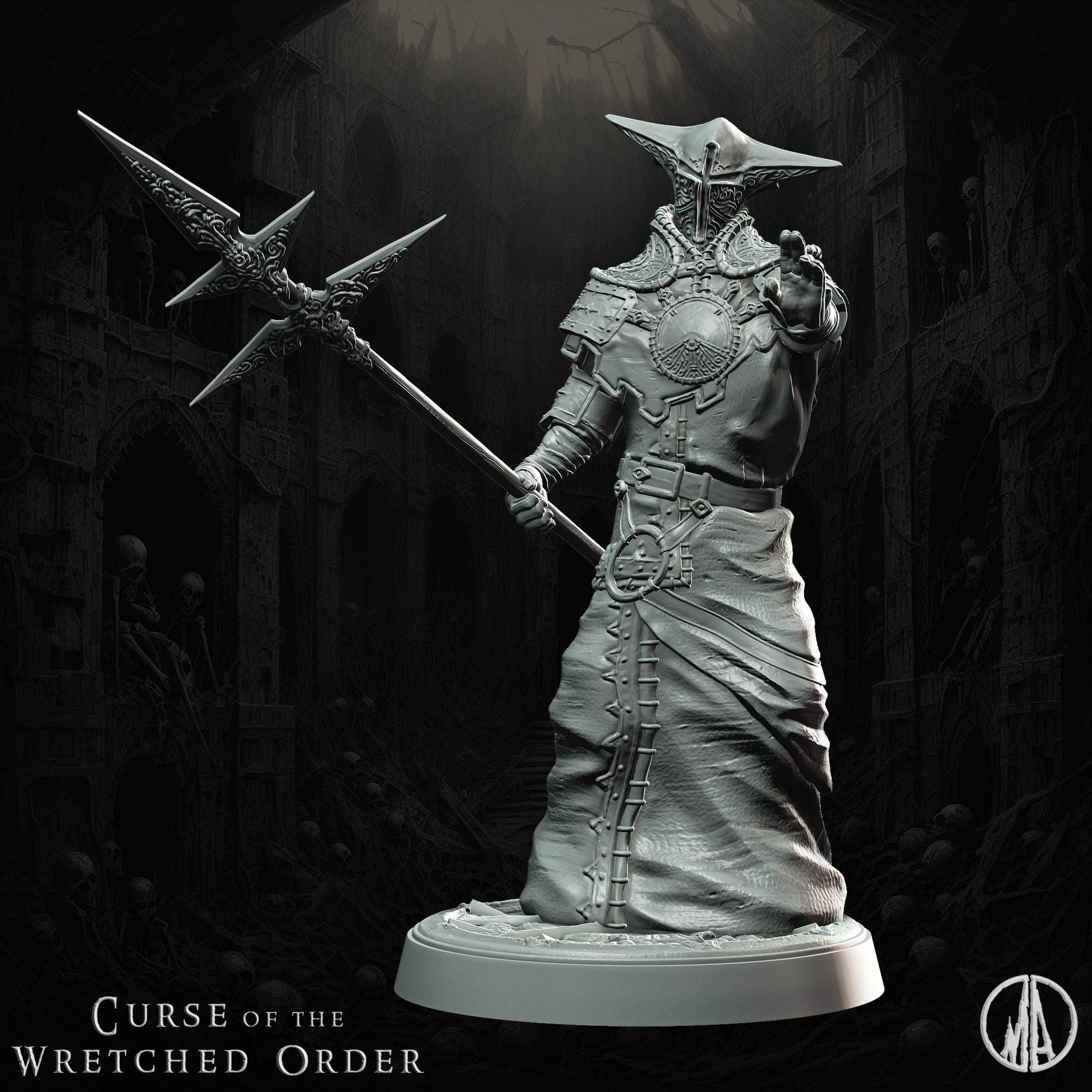 Fallen Crusader - 6 Poses - Curse of the Wretched Order by Monolith Arts - Image 4