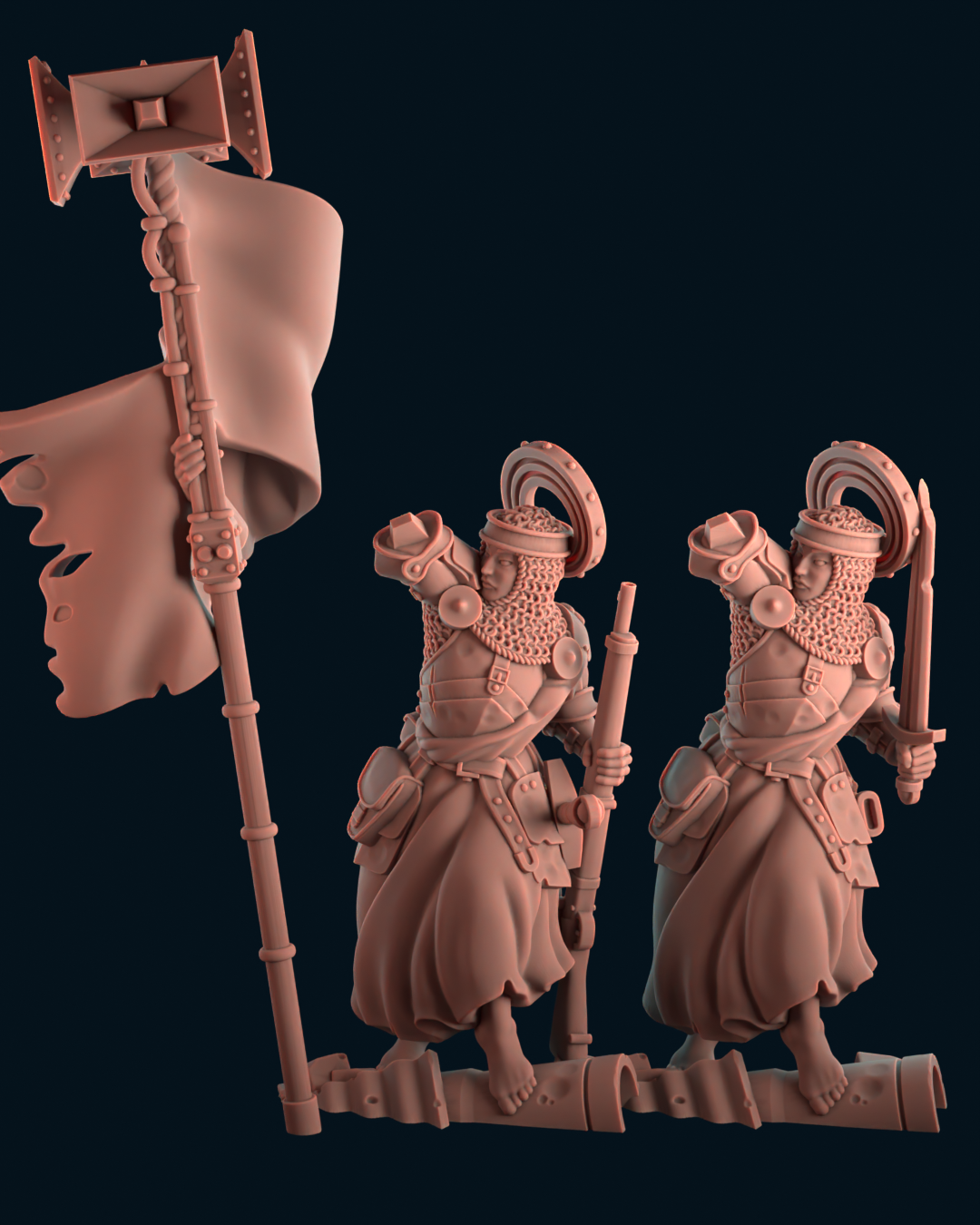 The Hollow War - Warrior Saint by koolkiwi Miniatures - Image 2