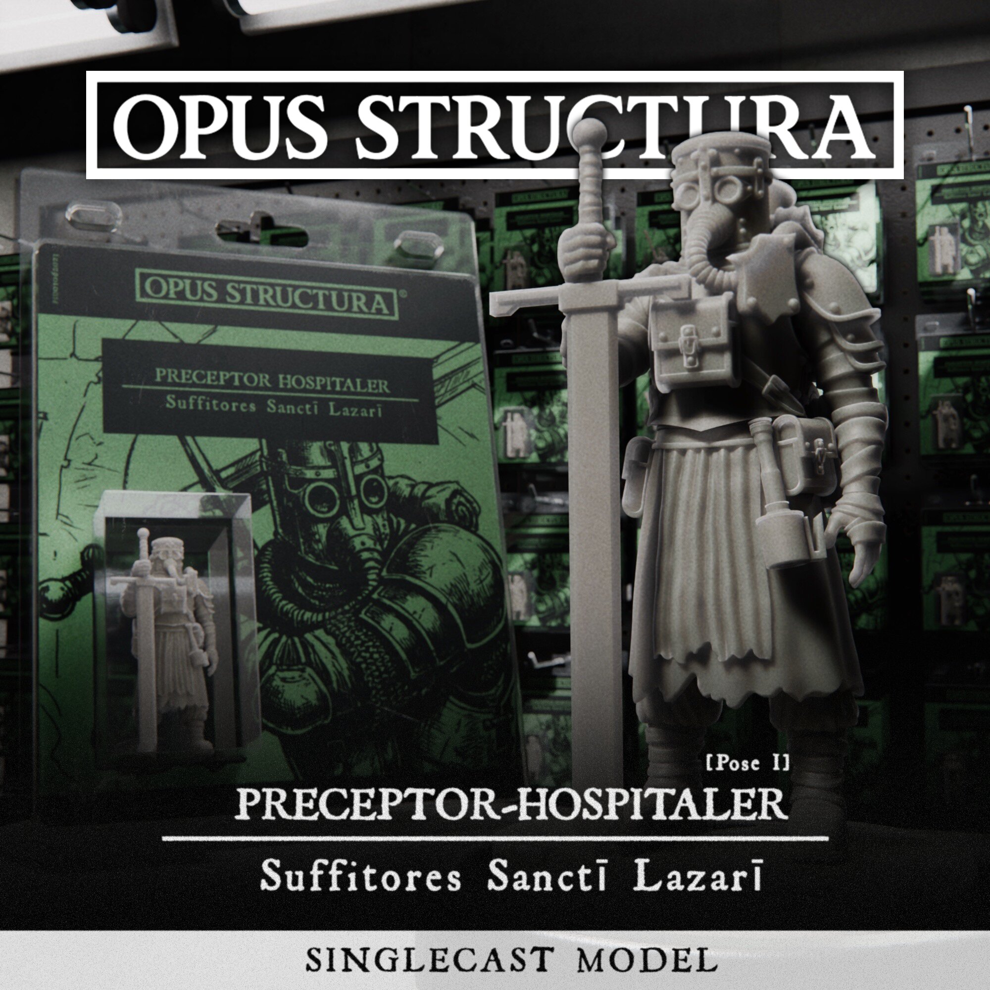 The Preceptor-Hospitaler (Singlecast Pose I) by Opus Structura, is a proxy for Eire Lieutenant, Highland Lieutenant, Lieutenant, in The Principality of New Antioch.