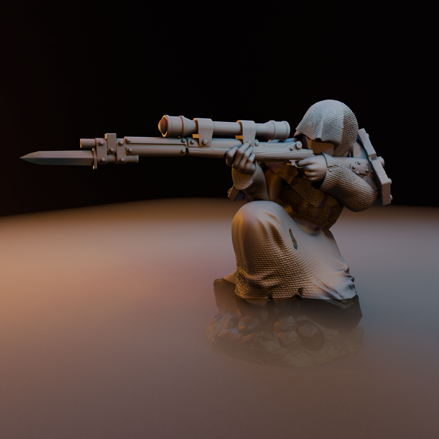Brotherhood of Golden Lily vol.1 | Sniper Monk by 42studio - Image 3