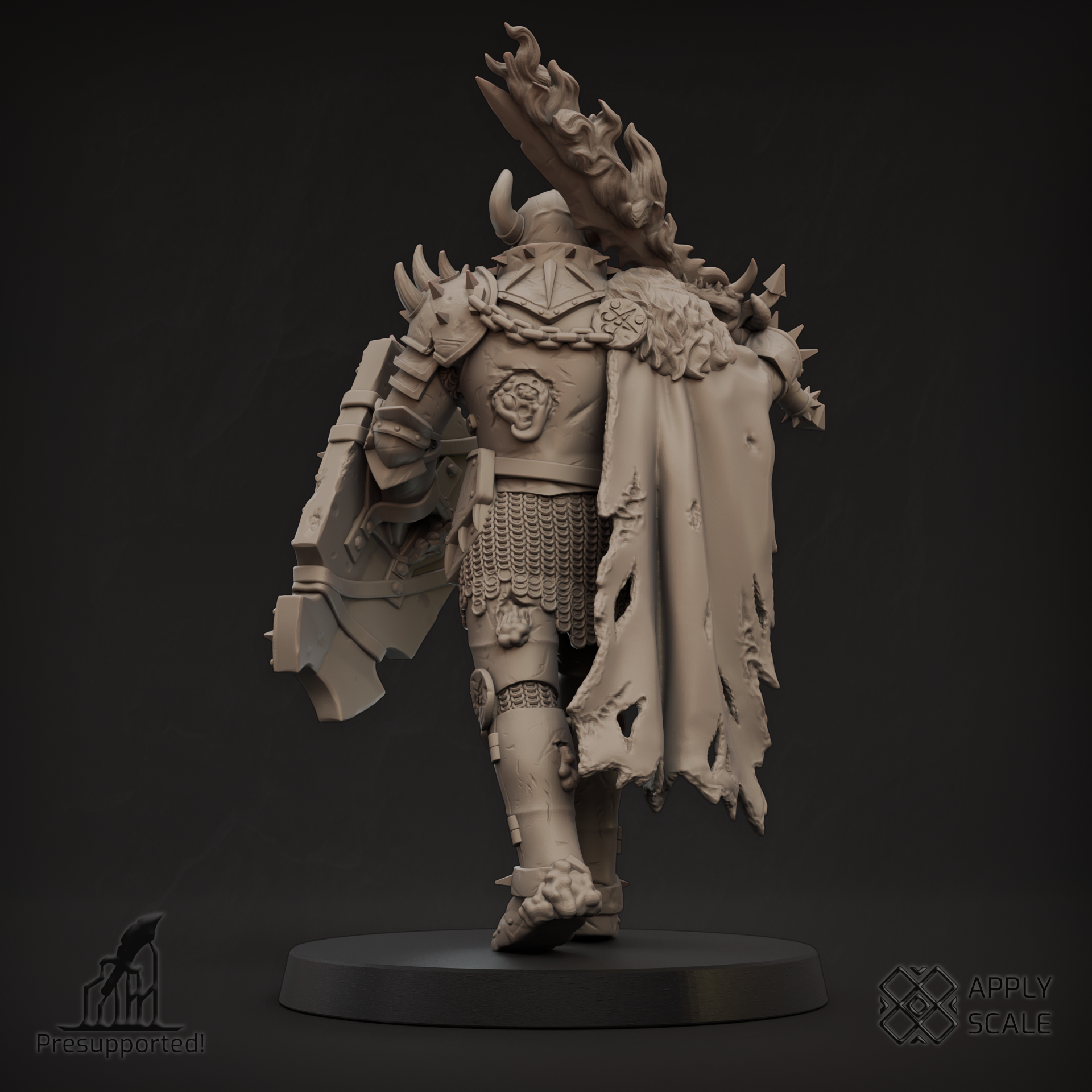 Infernal Knight 1 - Cursed Paladin - Warrior of Hell by Apply Scale - Image 2