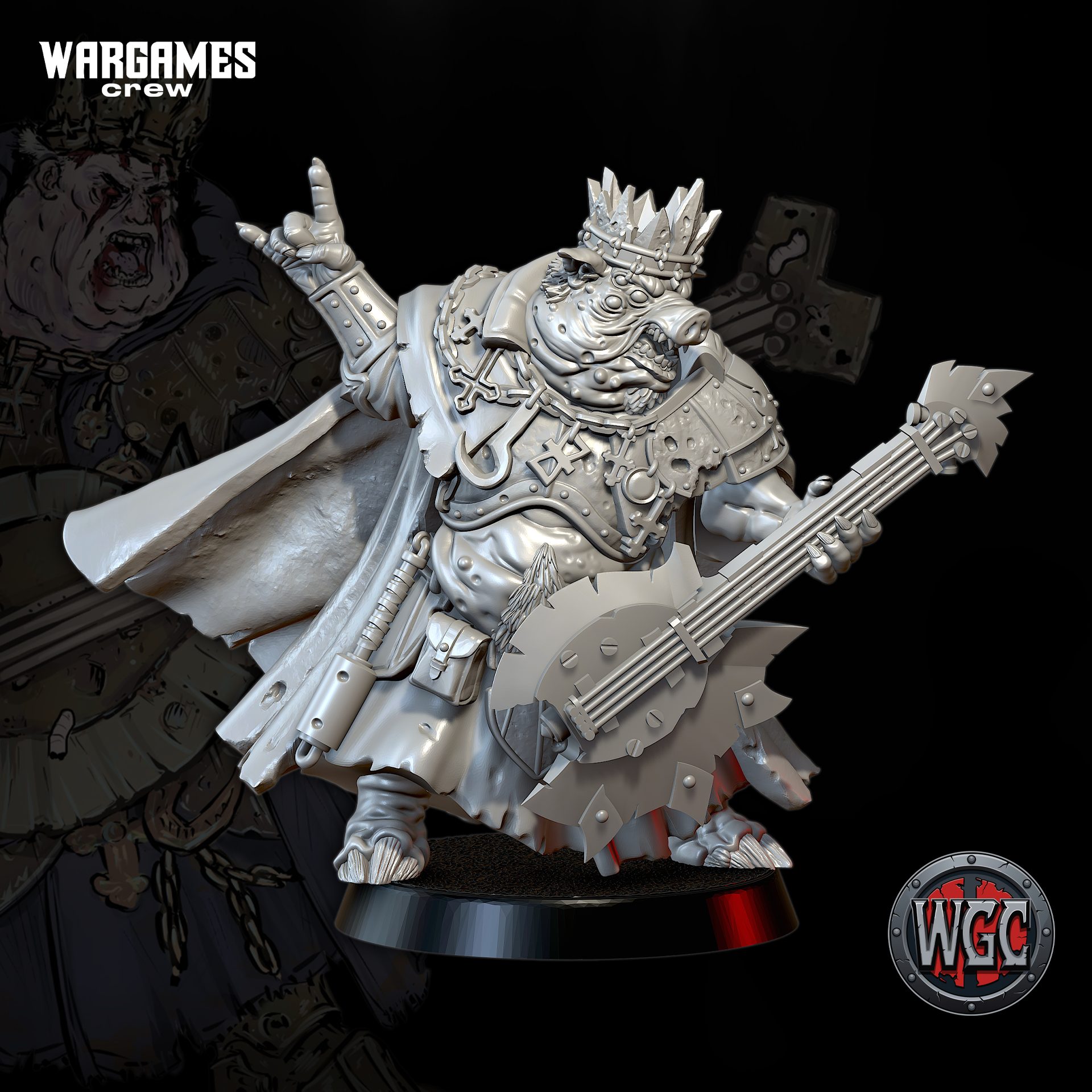 Lord of the Heavy Metal March by WargamesCrew, is a proxy for Executor, Lord of Tumors, Plague Knight, in Cult of the Black Grail.
