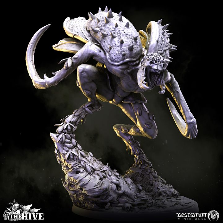 Locust Defenders by Bestiarum Miniatures, is a proxy for Fly Thrall, in Cult of the Black Grail.