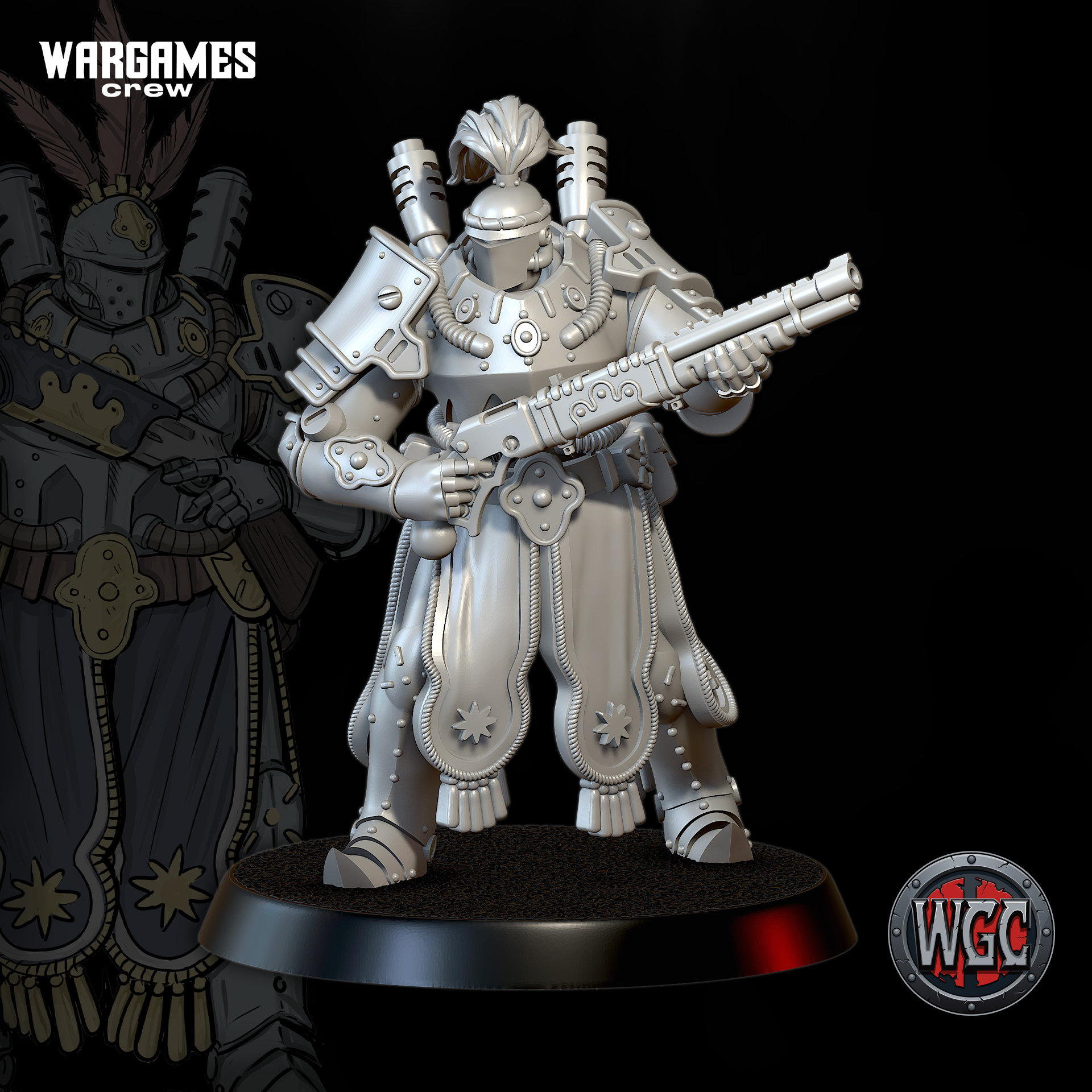 Abissinian Heavy Machine Lionheart #3 by WargamesCrew, is a proxy for Mechanised Heavy Infantry, in The Principality of New Antioch.