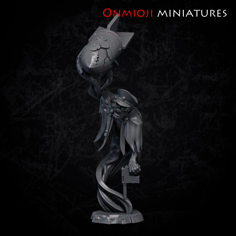 Undead soldier - 1 by Onmioji Miniatures, is a proxy for Heretic Trooper, in Heretic Legion.