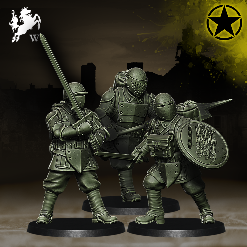 International Legion by Westfalia Miniatures, is a proxy for Shocktrooper, in The Principality of New Antioch.
