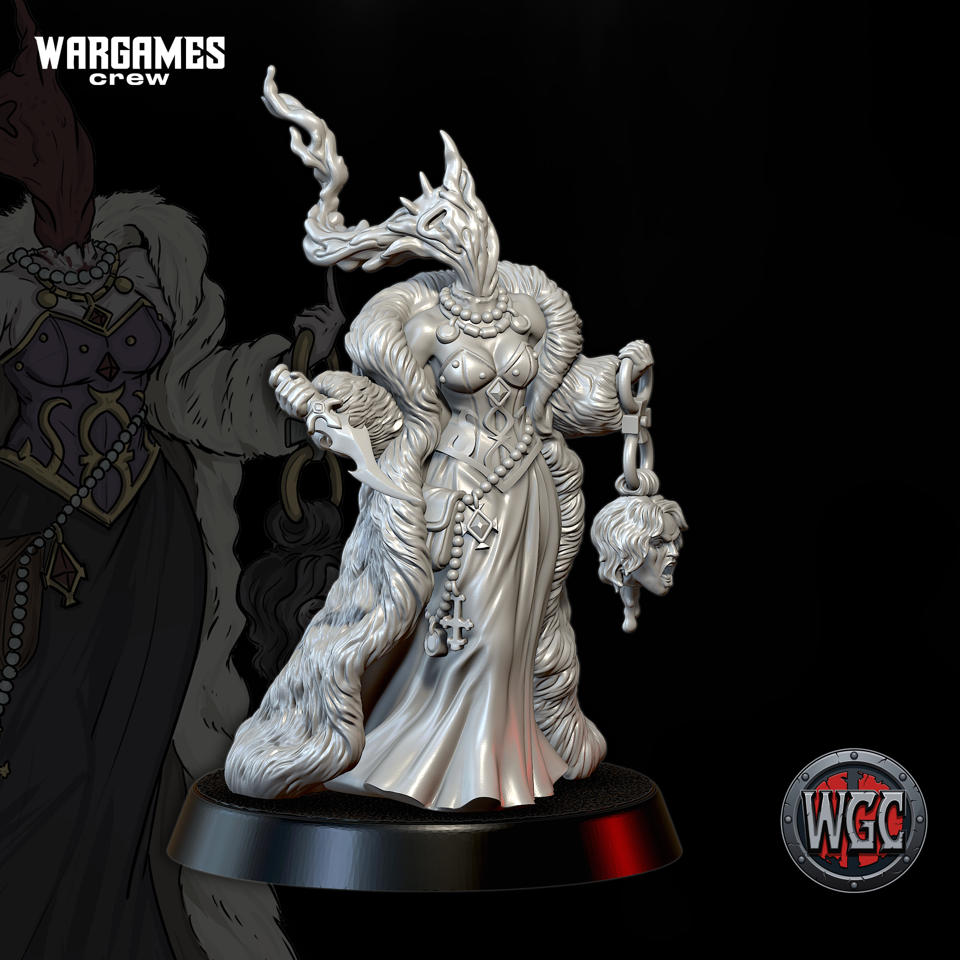Voices of the Ledger Contralto by WargamesCrew, is a proxy for Heretic Chorister, in Heretic Legion.