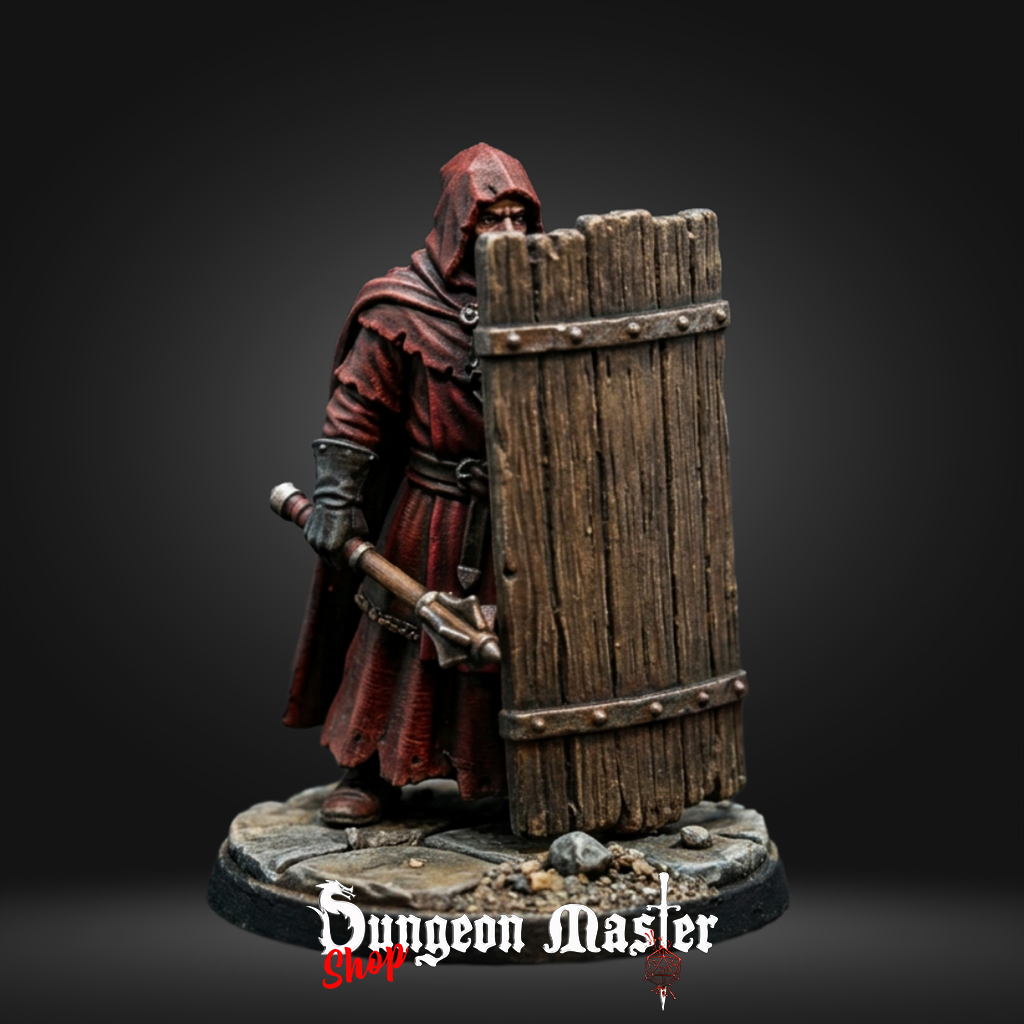 Shield Cultist | The Hidden Devotee by AlexUilianFerreira, is a proxy for Trench Pilgrim, in Trench Pilgrims.