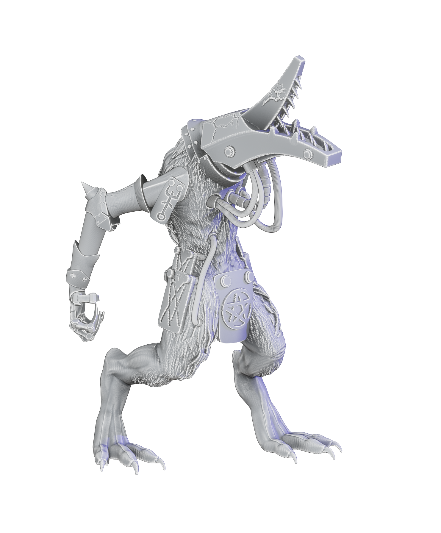 War wolf of trench crusade by Jorge PS4, is a proxy for War Wolf Assault Beast, in Heretic Legion.