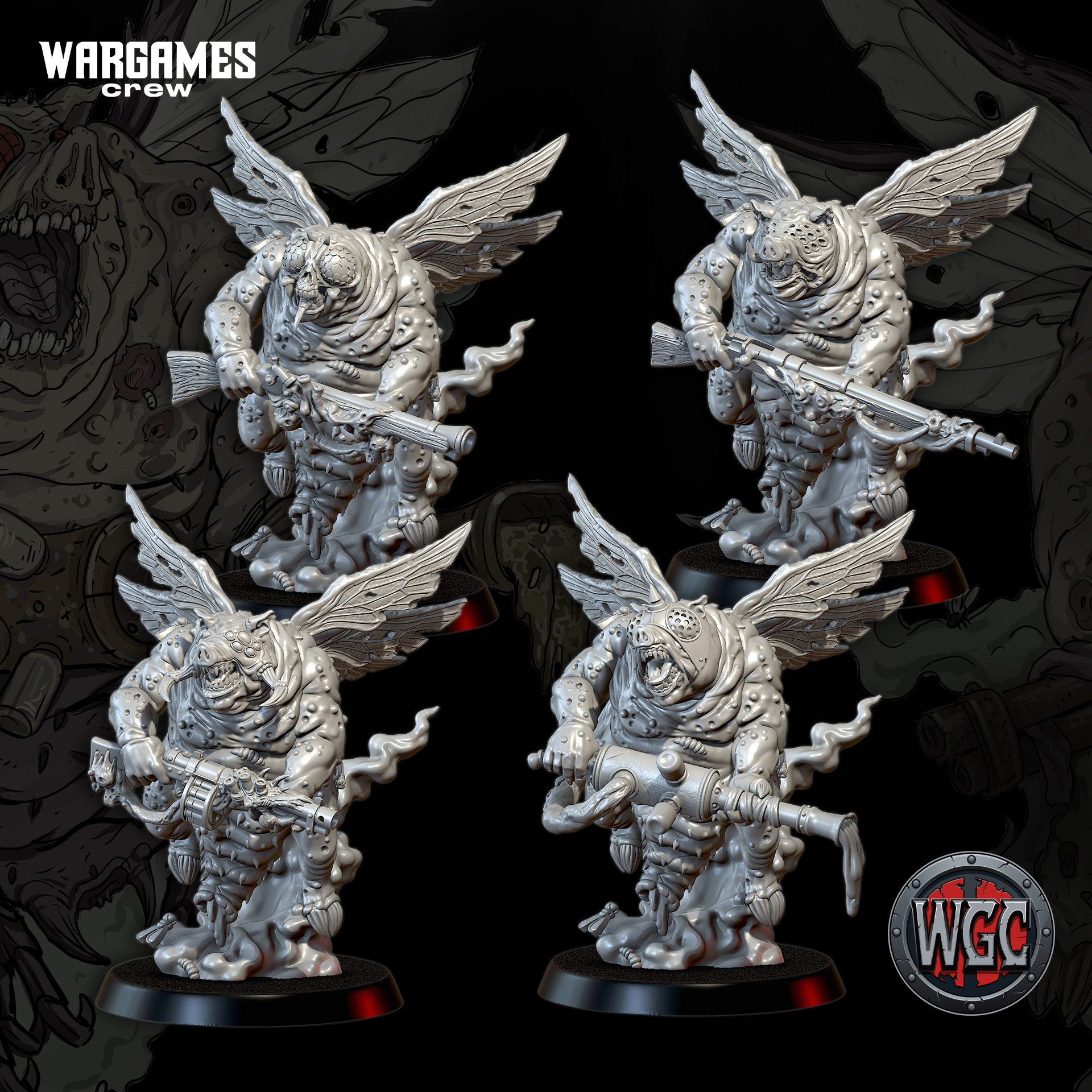 Funeral Fly Heralds x2 by WargamesCrew - Image 3