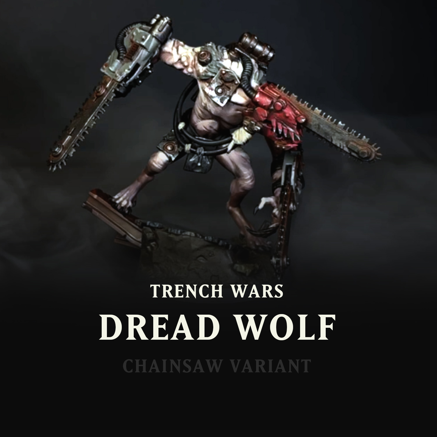 Dread Wolf - Chainsaw Variant by GRIMHOLD, is a proxy for War Wolf Assault Beast, in Heretic Legion.