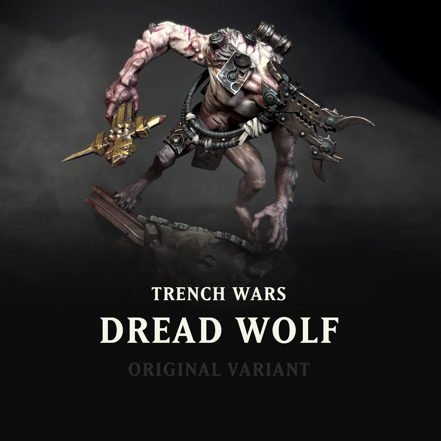 Dread Wolf- Original Variant by GRIMHOLD, is a proxy for War Wolf Assault Beast, in Heretic Legion.