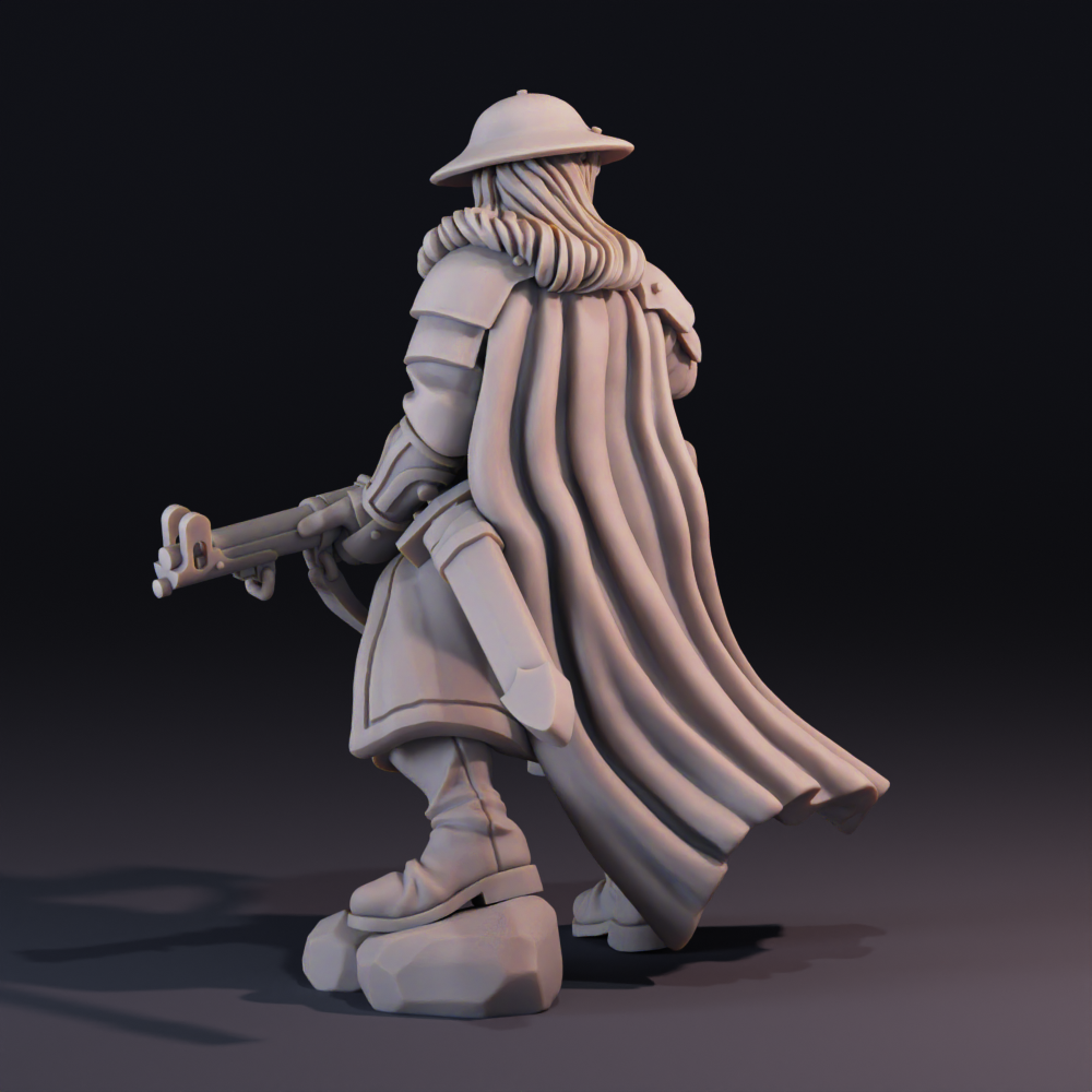 Combat Engineer Lionhart, New Antioch Soldier for Trench Crusade by Michael Evans - Image 2