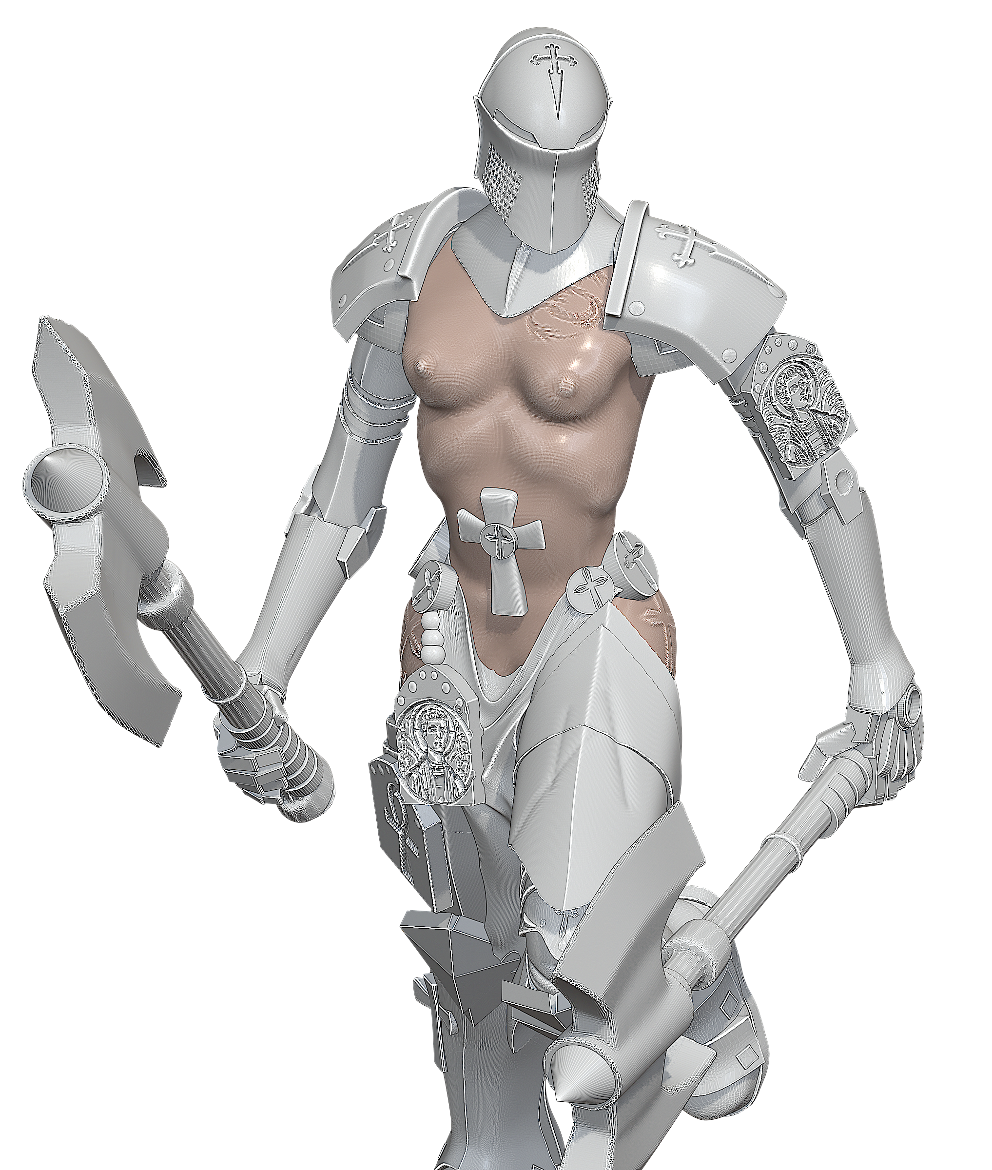 Stigmatic nun in trench crusade. by Jorge PS4 - Image 2