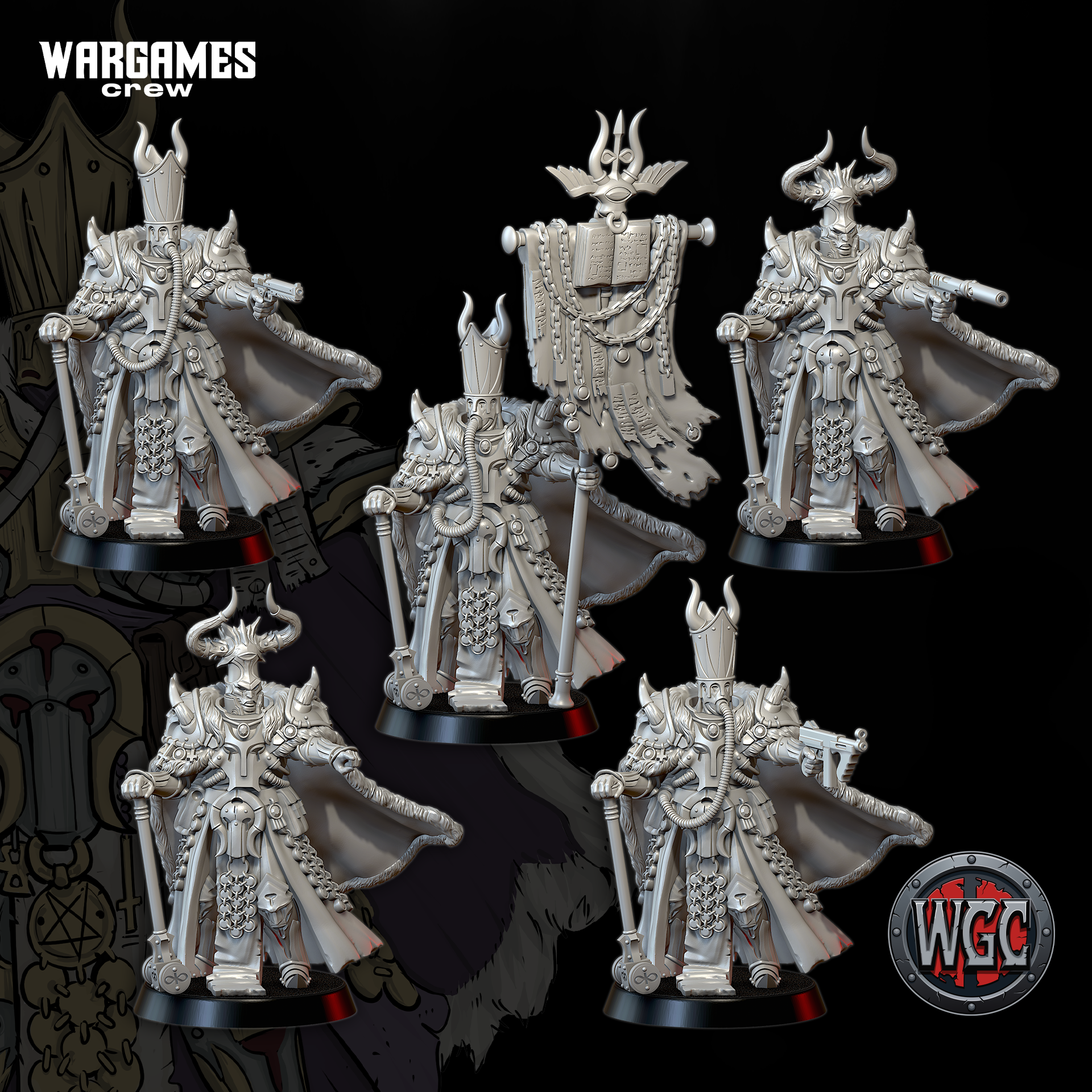 Gilded Consecrated in Corrupted Armour by WargamesCrew - Image 3