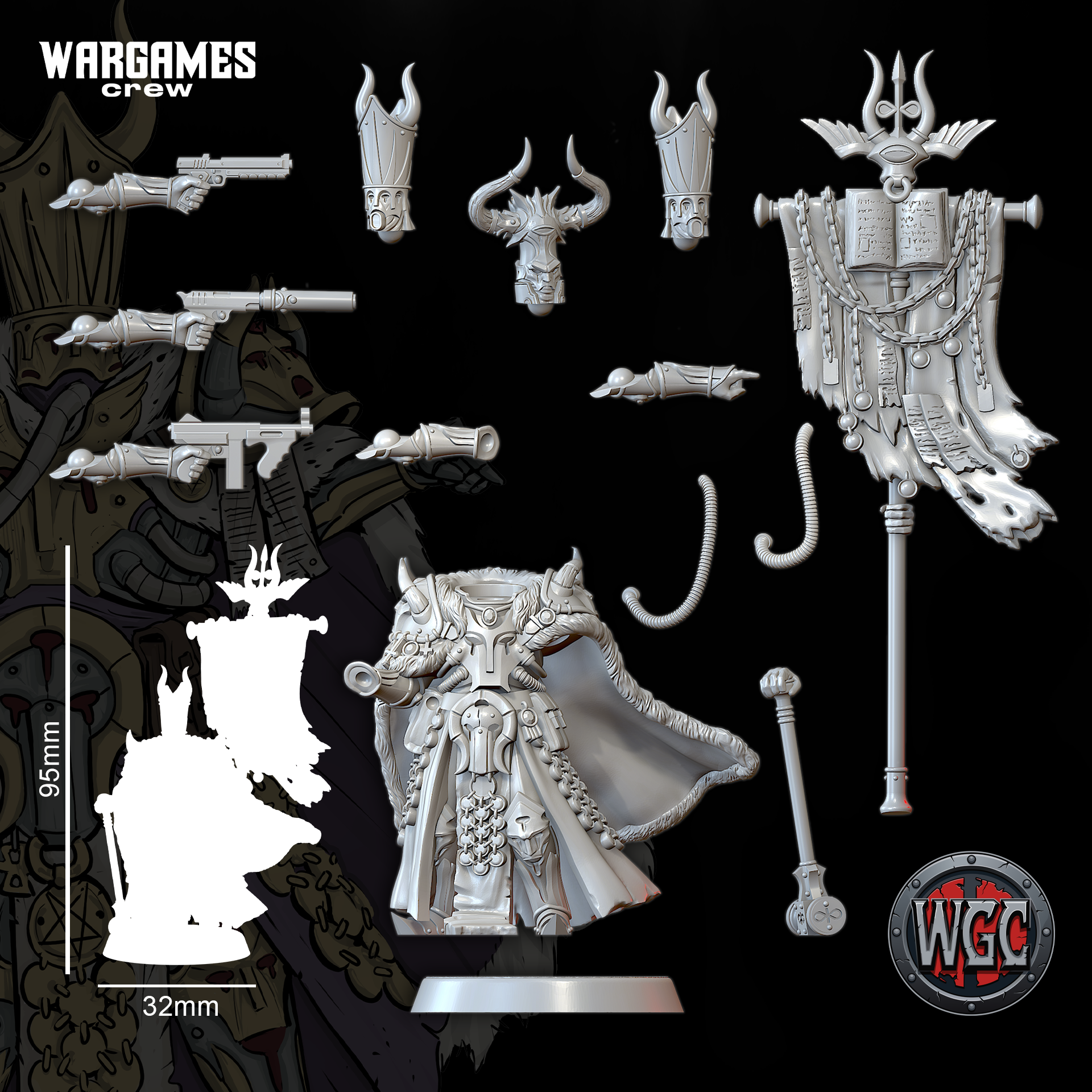 Gilded Consecrated in Corrupted Armour by WargamesCrew - Image 5