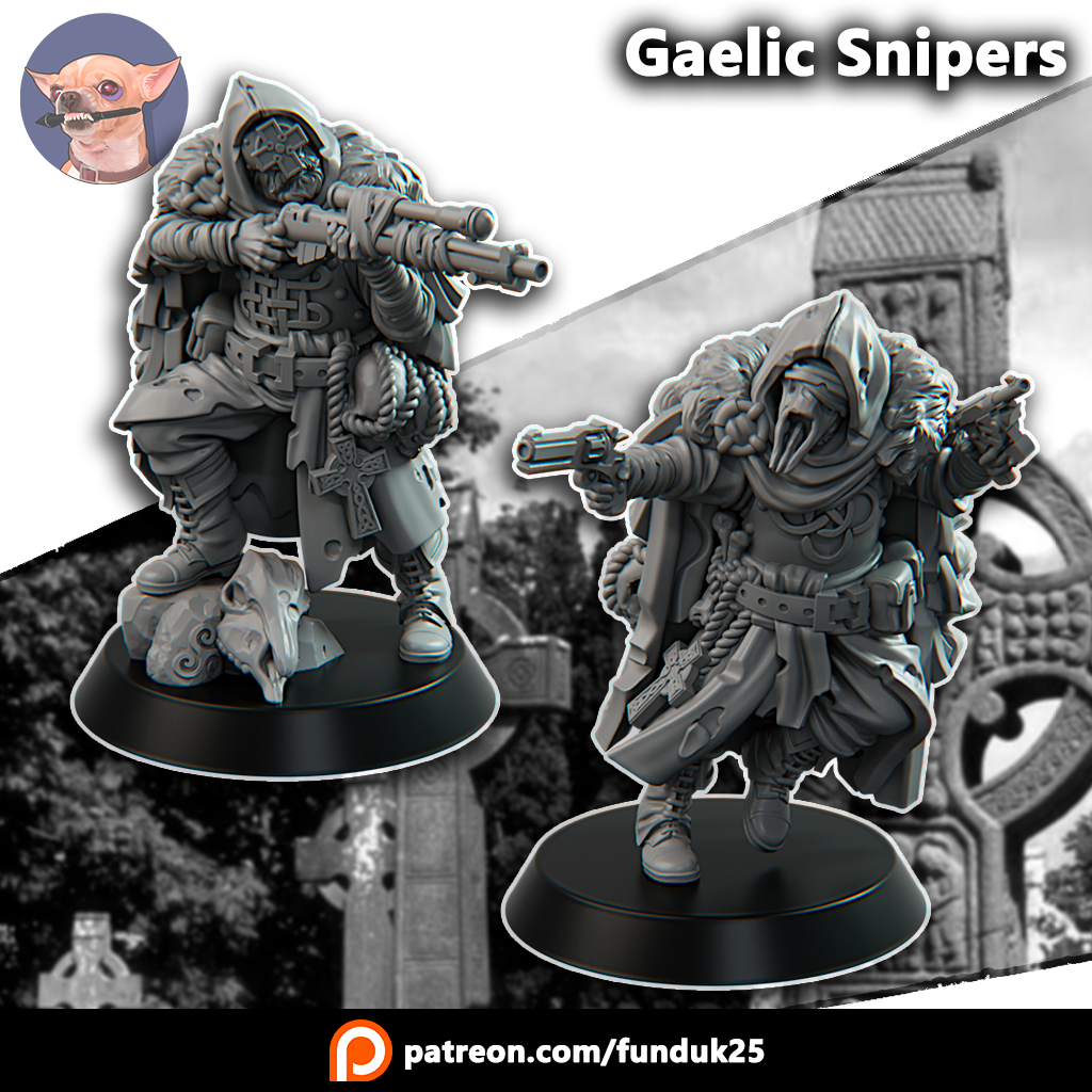 Gaelic Snipers by Funduk25, is a proxy for Sniper Priest, in The Principality of New Antioch.