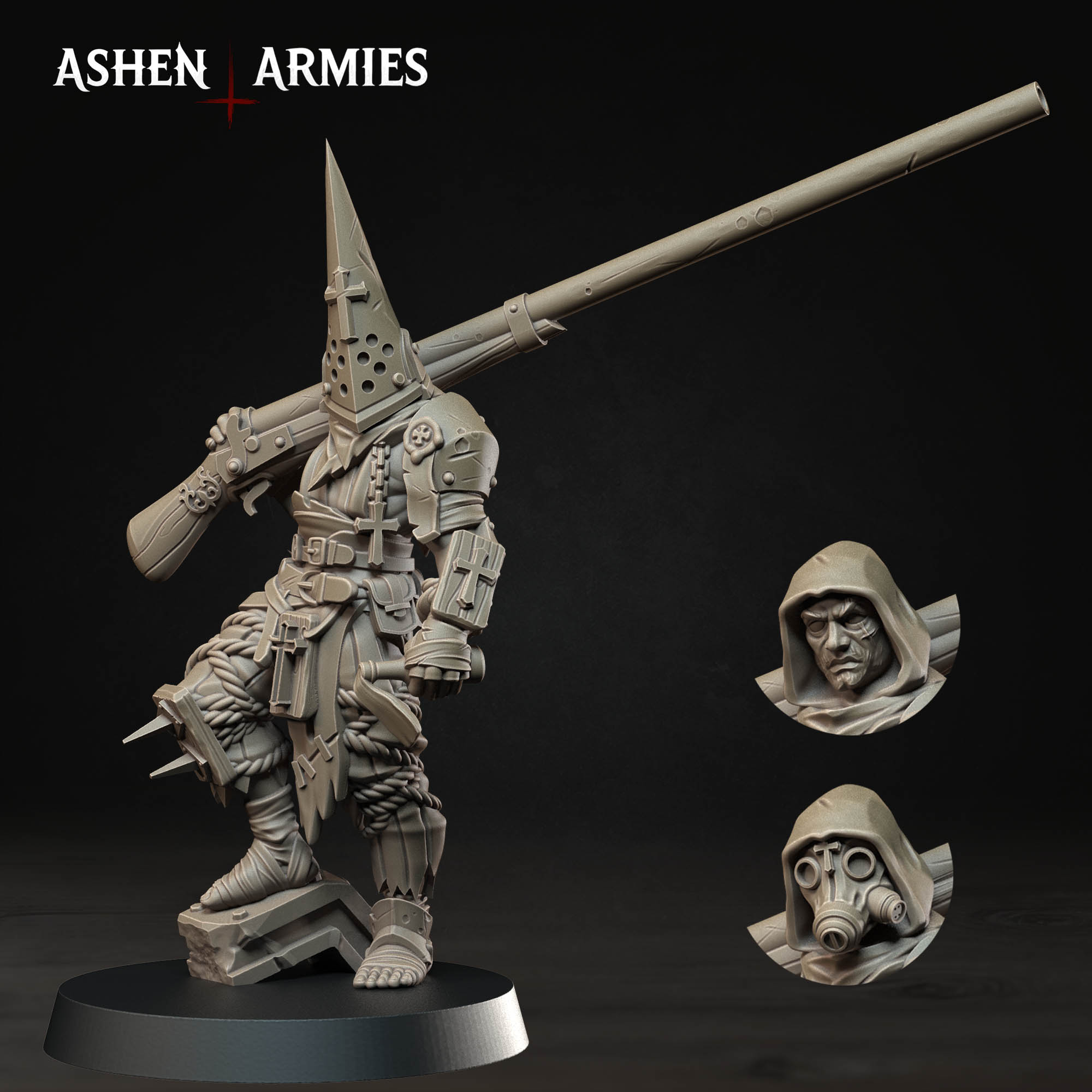 Bleeding Procession - Trench Pilgrims (6 Models) (22 Vers.) by Ashen Armies - Image 2