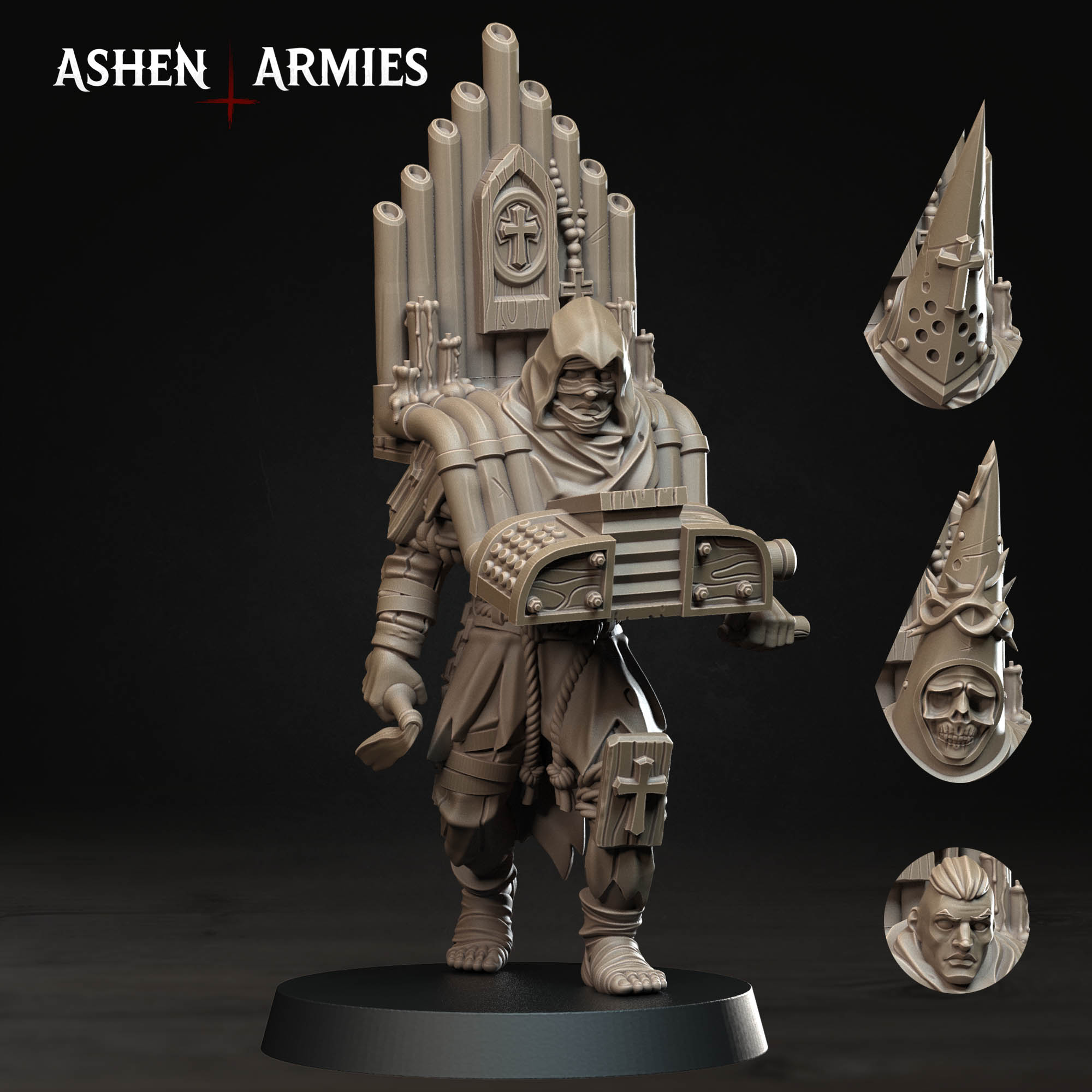 Bleeding Procession - Trench Pilgrims (6 Models) (22 Vers.) by Ashen Armies - Image 4
