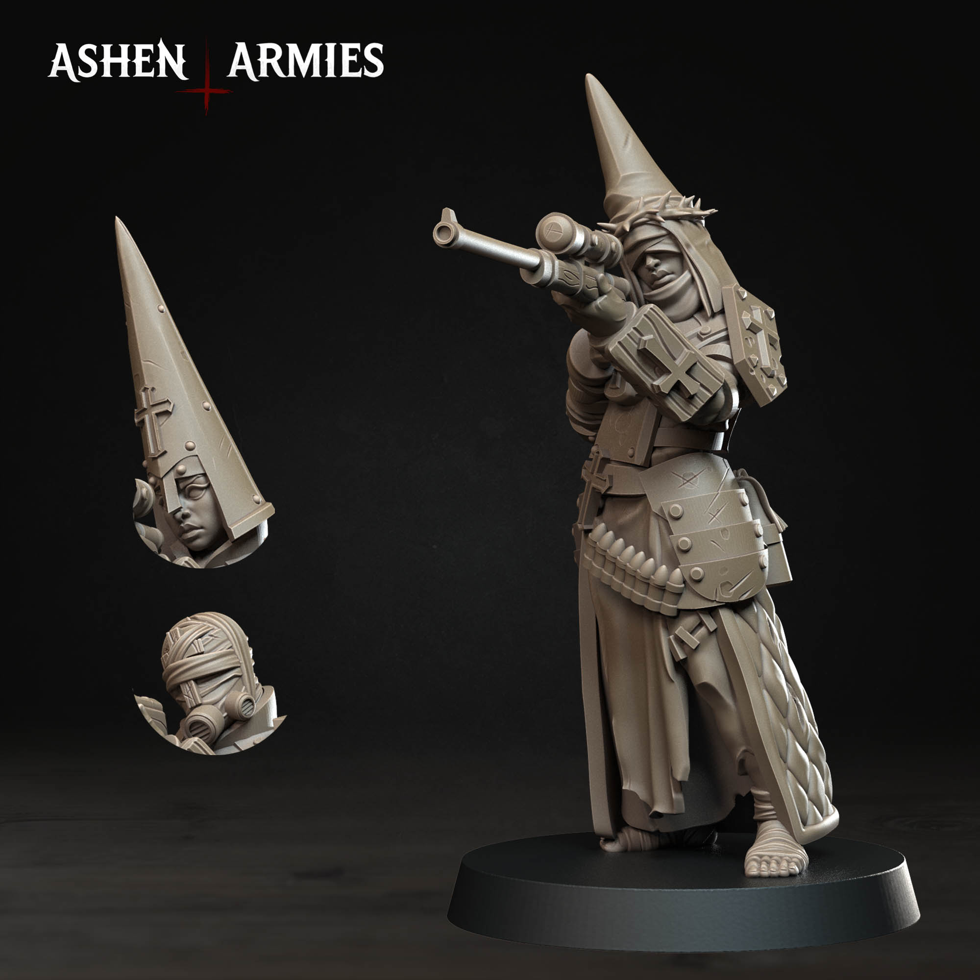 Bleeding Procession - Trench Pilgrims (6 Models) (22 Vers.) by Ashen Armies - Image 5