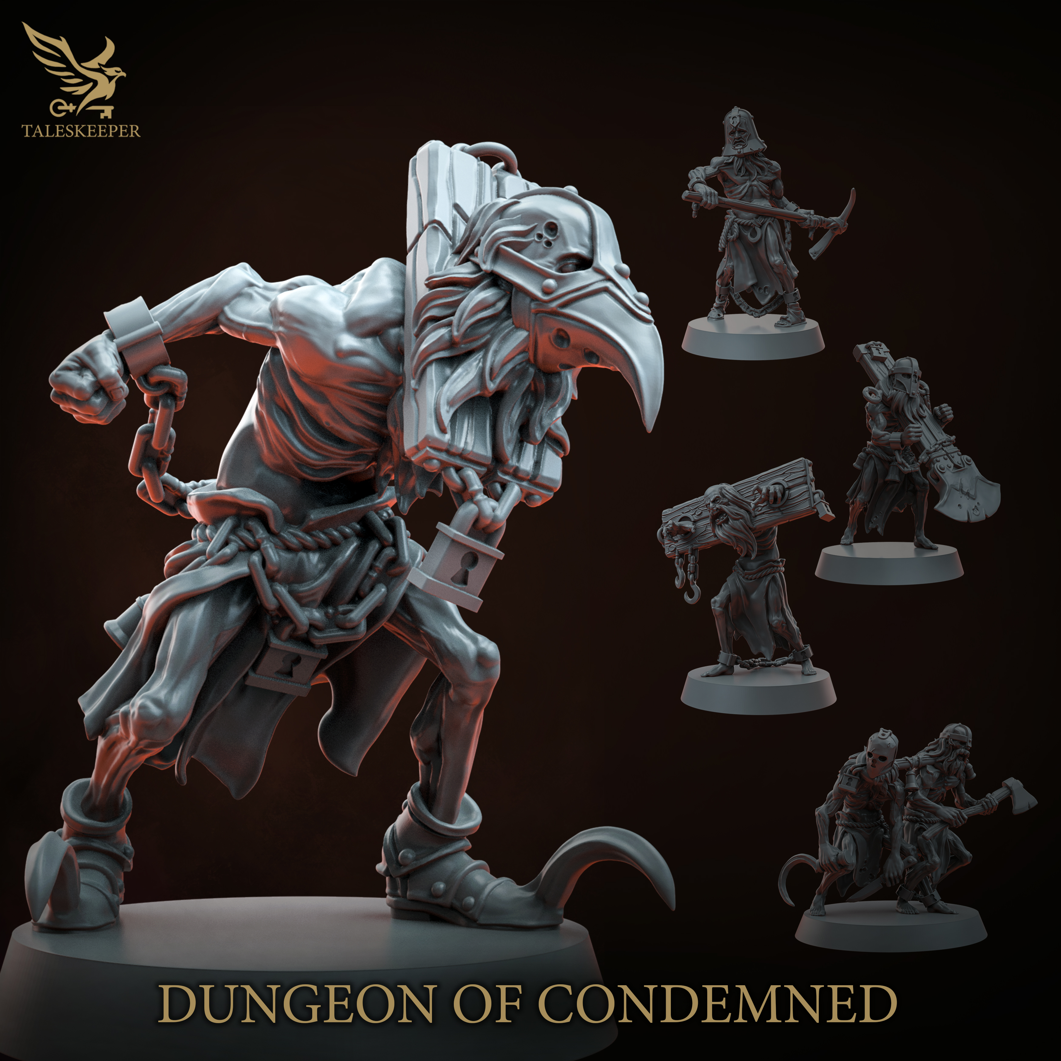 Dungeon of condemned by Tales Keeper, is a proxy for Wretched, in Court of the Seven Headed Serpent, Heretic Legion.