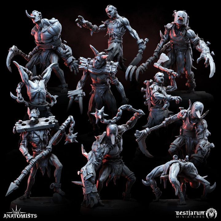 Harrowborn by Bestiarum Miniatures, is a proxy for Wretched, in Court of the Seven Headed Serpent, Heretic Legion.