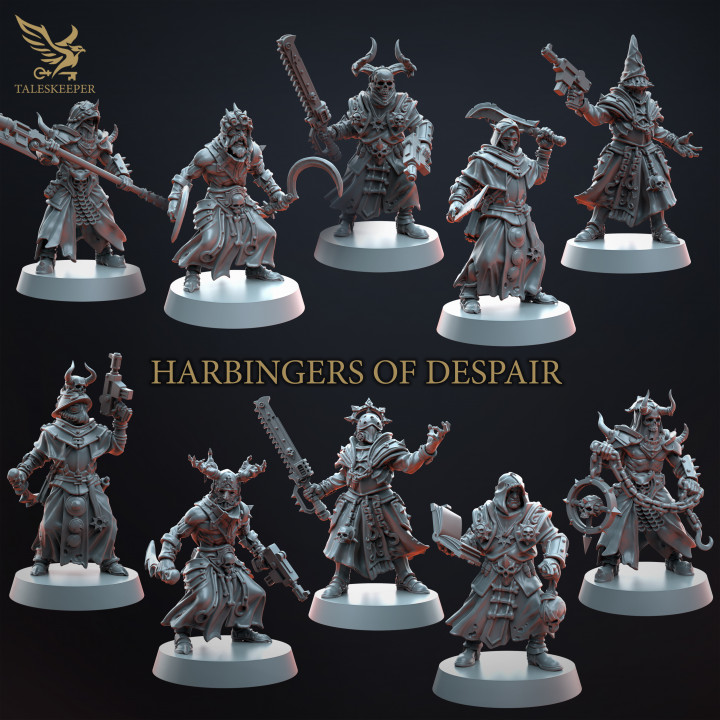 Harbingersof despair by Tales Keeper, is a proxy for Heretic Trooper, in Heretic Legion.