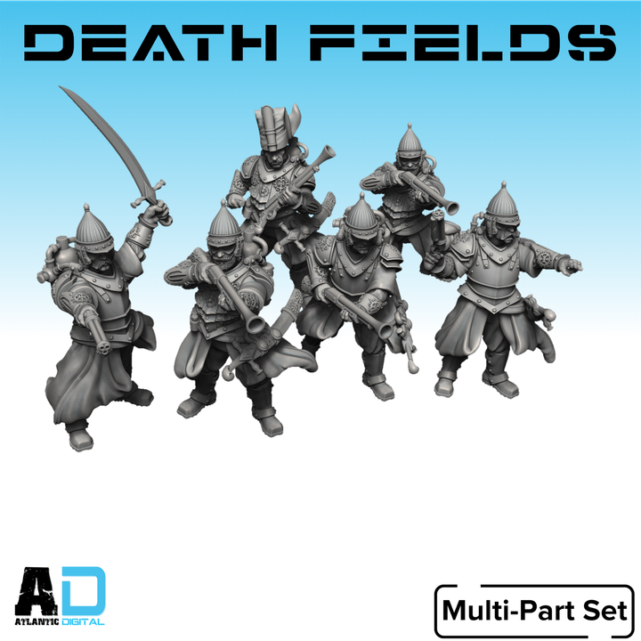 Demir Guardians Infantry by Wargames Atlantic, is a proxy for Azeb, Sultanate Sapper, in Iron Sultanate.