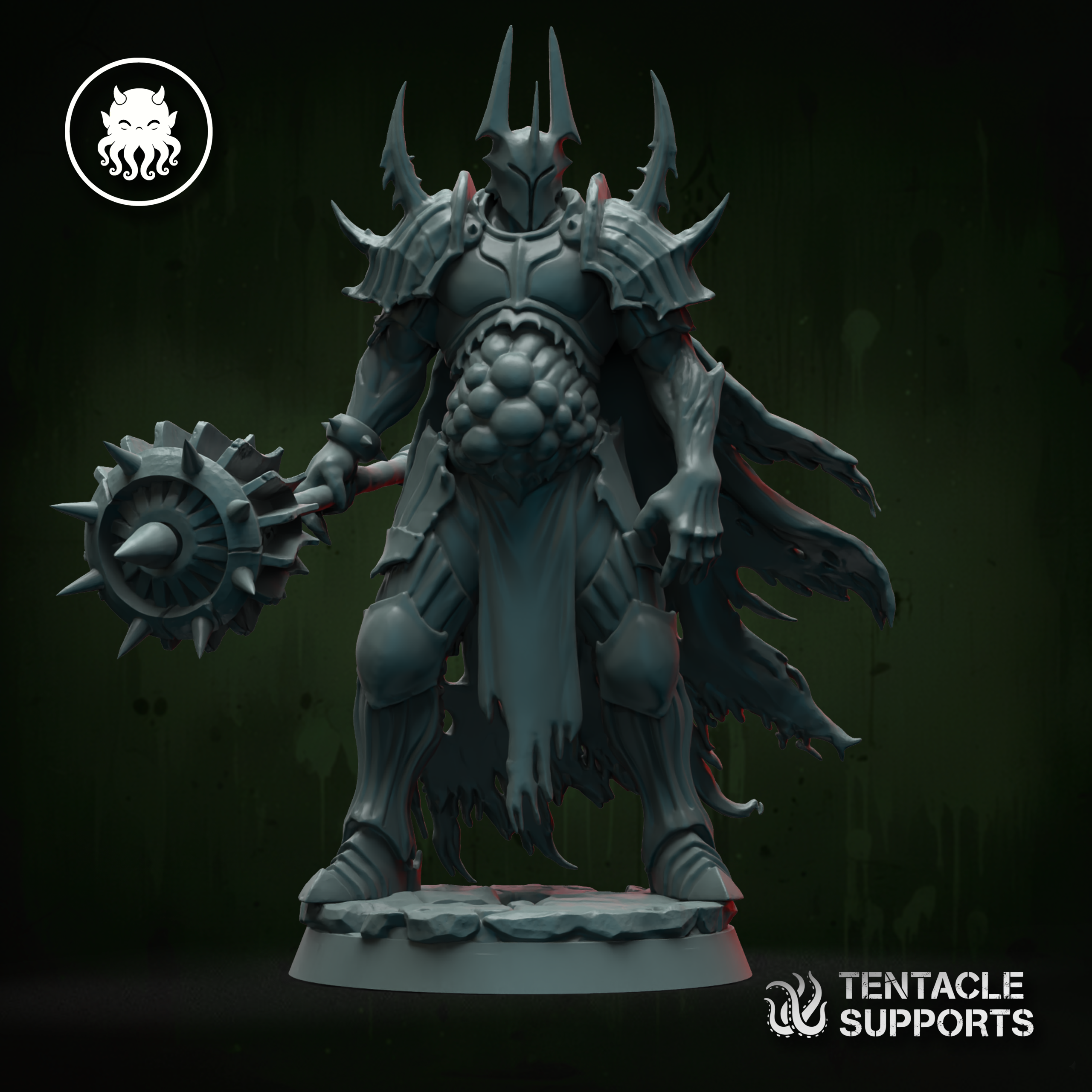 Dark Mordigûl by Grumpy Demon Studio, is a proxy for Hell Knight, Plague Knight, in Court of the Seven Headed Serpent, Cult of the Black Grail.