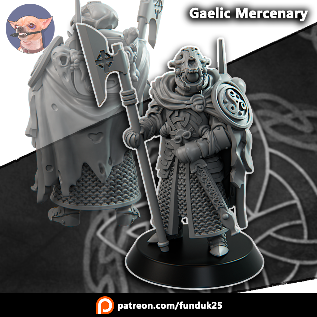 Gaelic Mercenary by Funduk25, is a proxy for Yeoman, in The Principality of New Antioch.