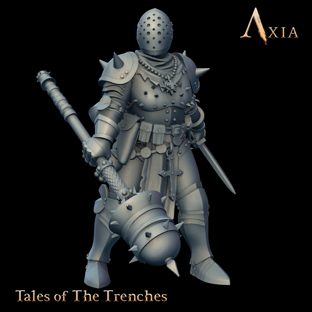 TAX025 - Impetus Sister 2 - Trench Crusade STL file for Stigmatic Nun