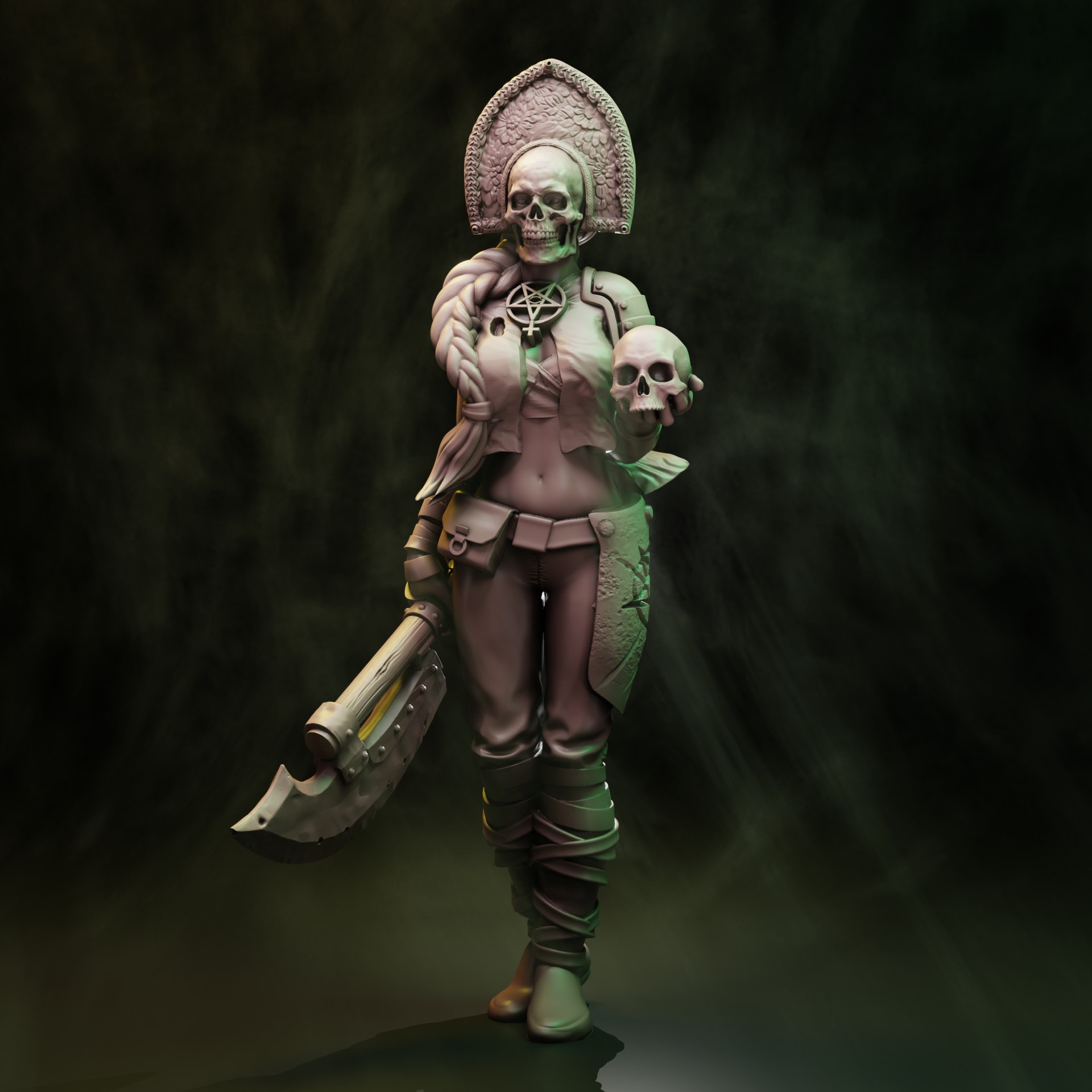 Coven Troops set | Coven of the Black Woods + NSFW - Trench Crusade STL file for Heretic Priest, Heretic Trooper