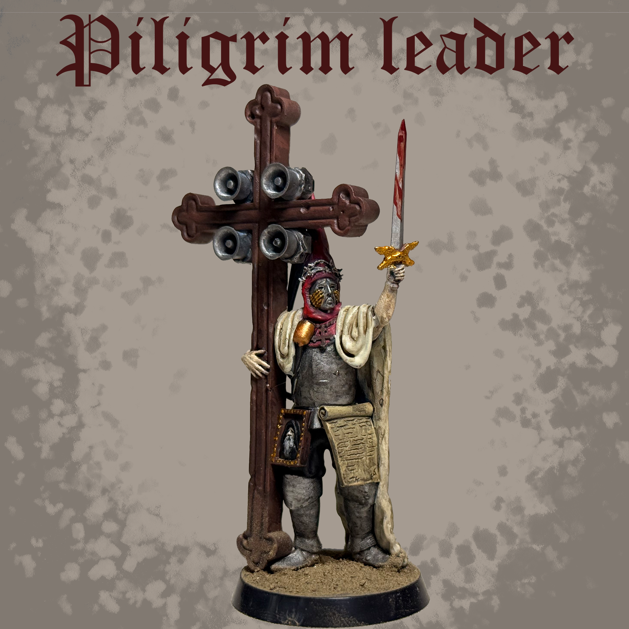 Piligrim leader - Trench Crusade STL file for War Prophet