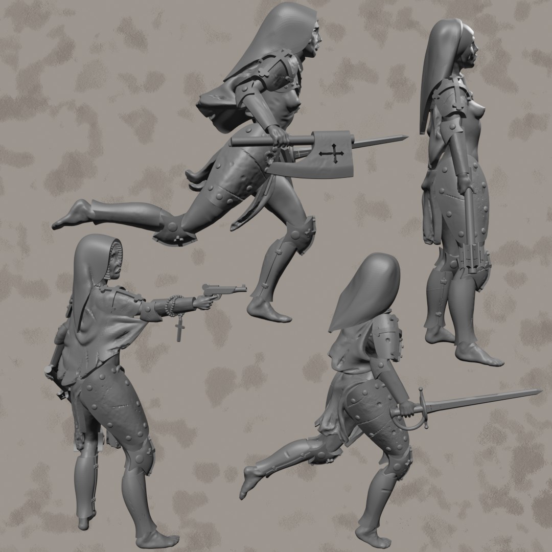 Battle nuns by Corvux - Image 4