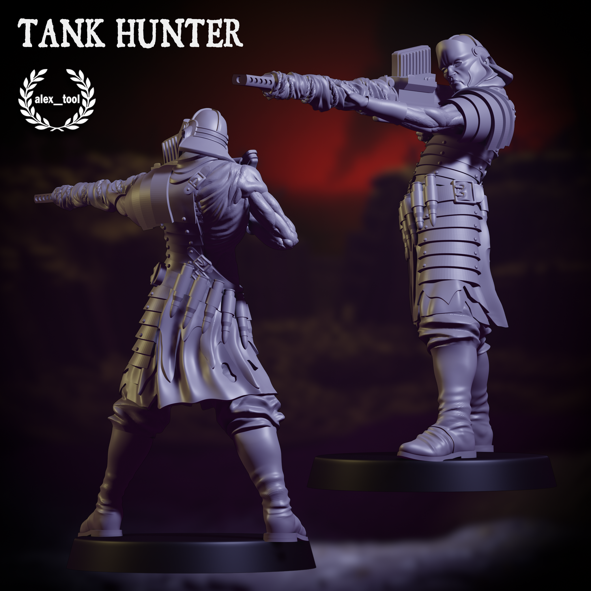 TANK HUNTER by AlexTool, is a proxy for Communicant Anti-Tank Hunter, in Trench Pilgrims.