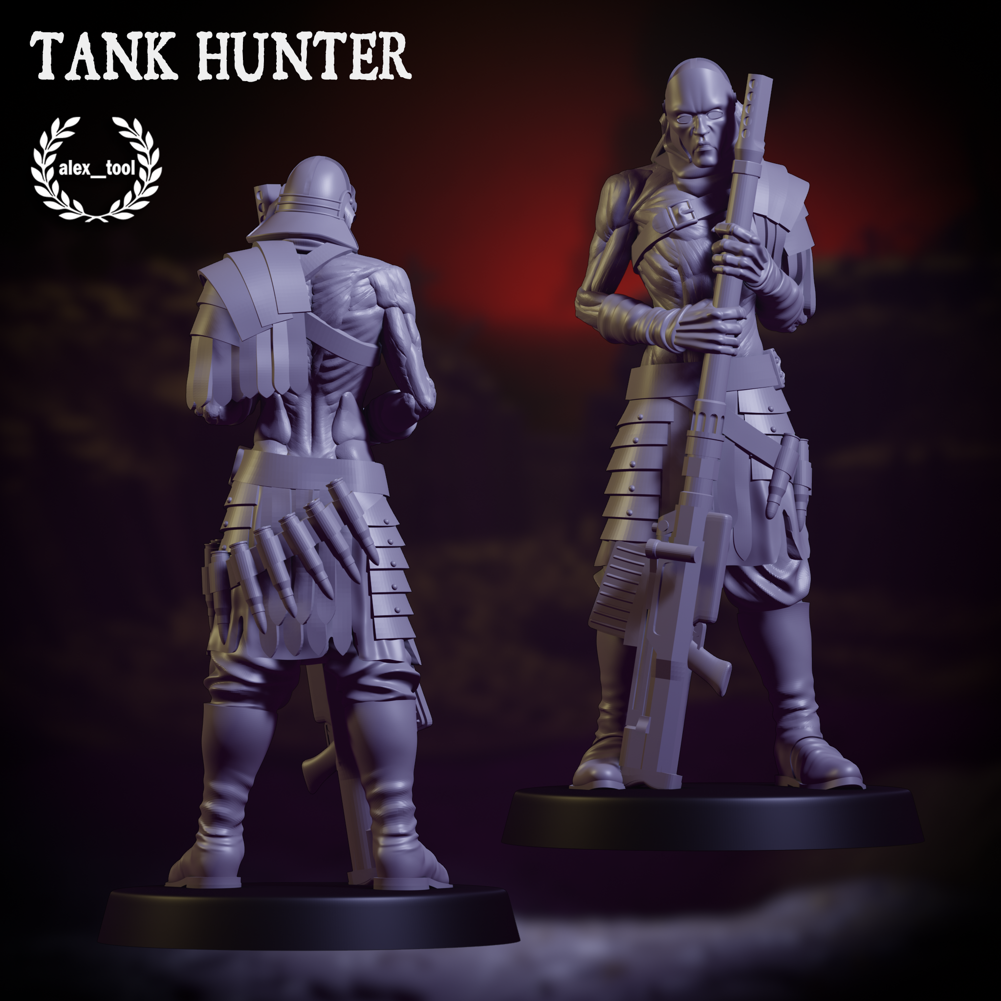 TANK HUNTER by AlexTool, is a proxy for Communicant Anti-Tank Hunter, in Trench Pilgrims.