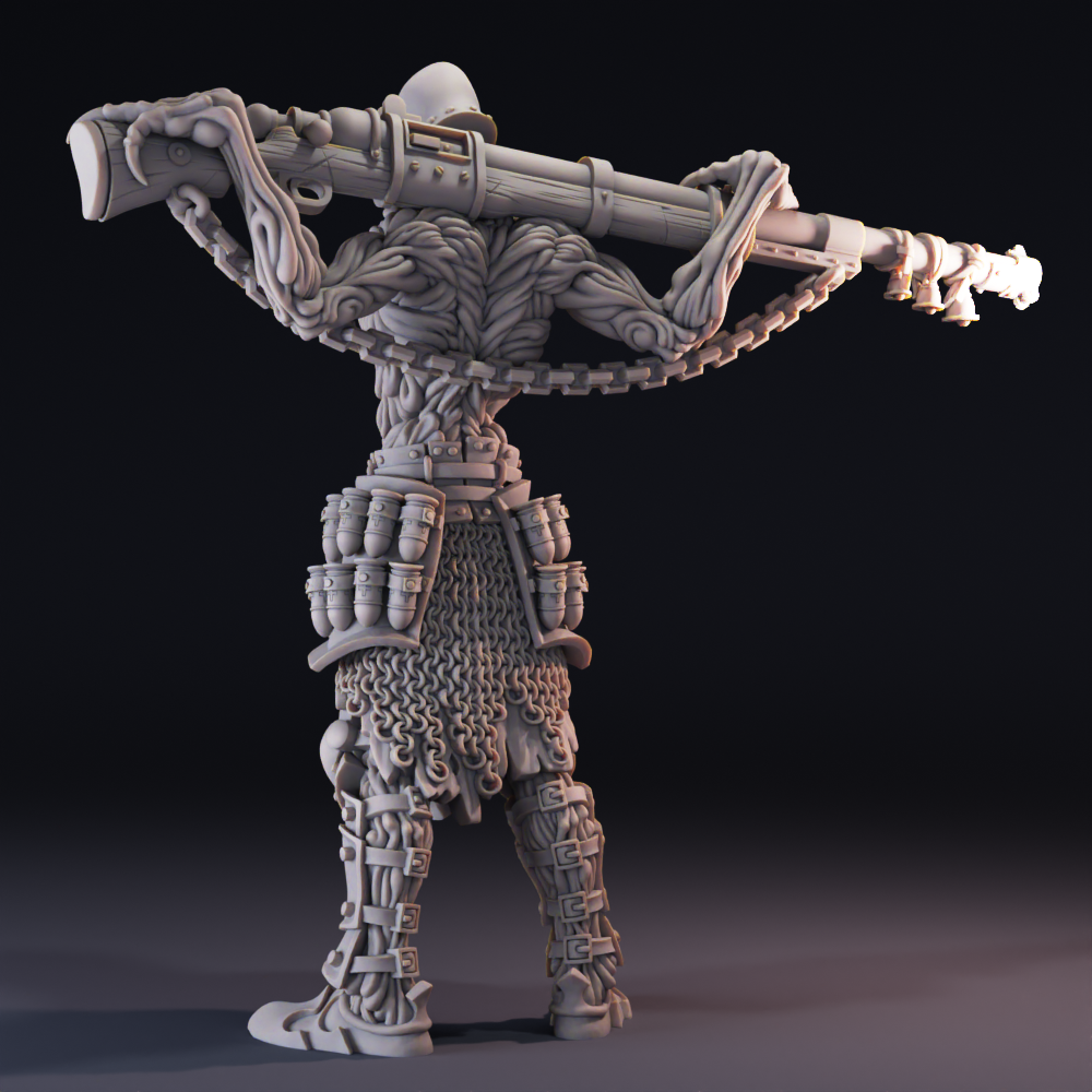 Communicant Anti-Tank Hunter Evaristus, Mercenary soldier for Trench Crusade by Michael Evans - Image 2