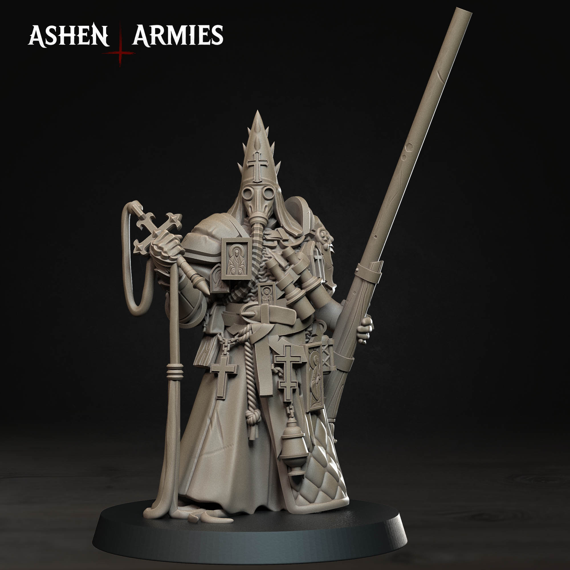 Bleeding Procession - Castigator (Punt Gun) (3 Versions) by Ashen Armies - Image 3