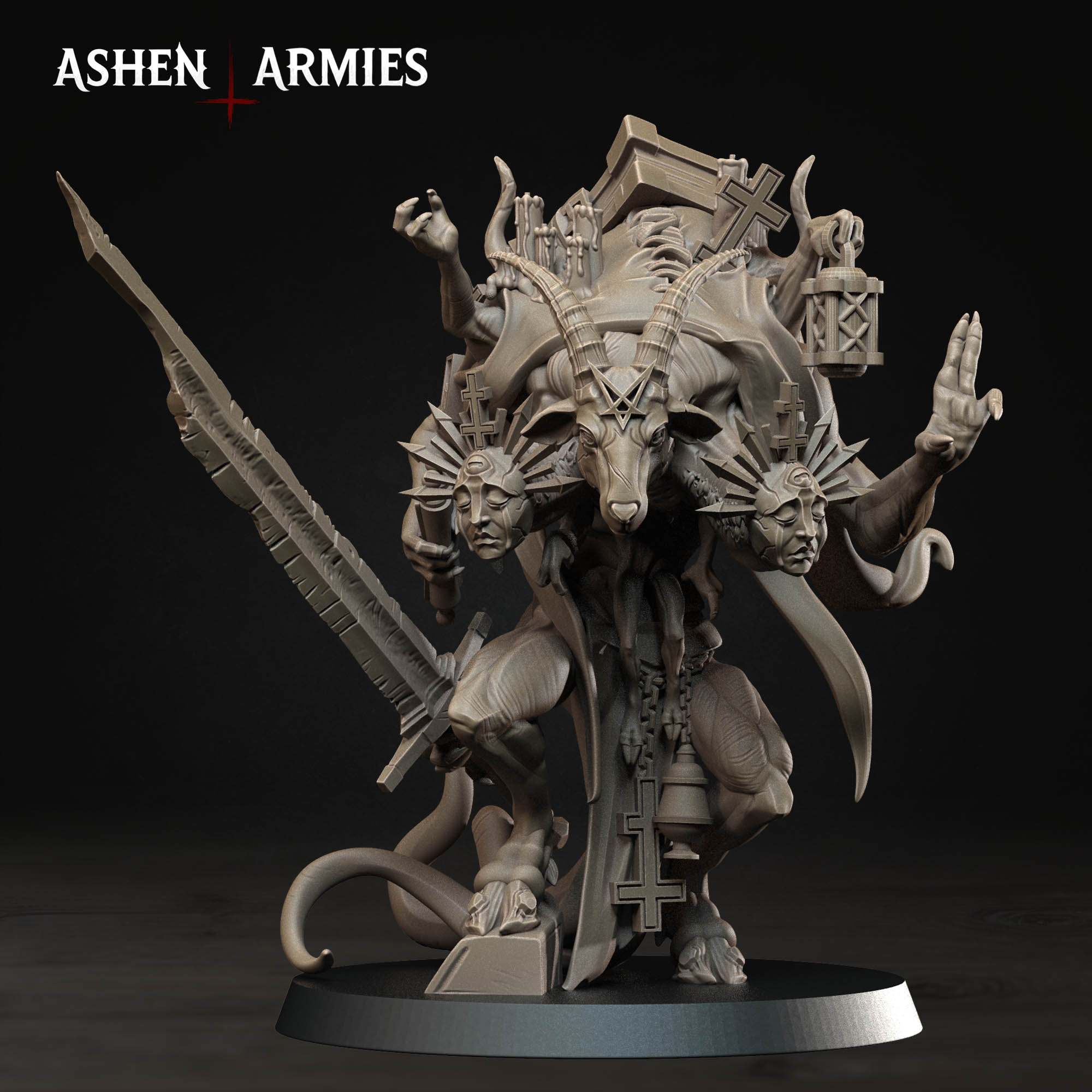Hellbound Apostasy - Scripture Guardian by Ashen Armies, is a proxy for Scripture Guardian, in Court of the Seven Headed Serpent, Cult of the Black Grail, Heretic Legion, The Principality of New Antioch, Trench Pilgrims.