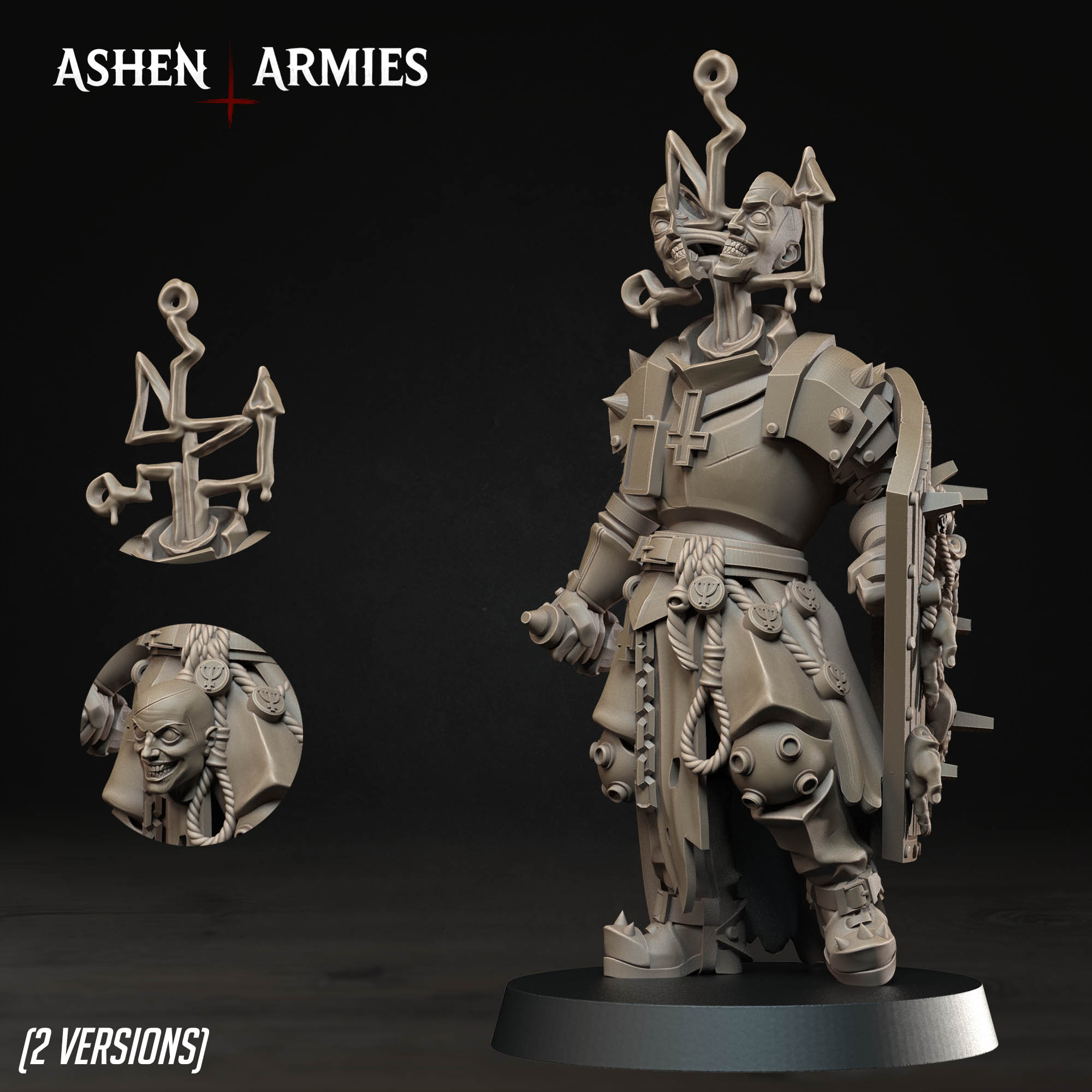 Hellbound Apostasy - Heretic Chorister (2 Versions) by Ashen Armies, is a proxy for Heretic Chorister, in Heretic Legion.